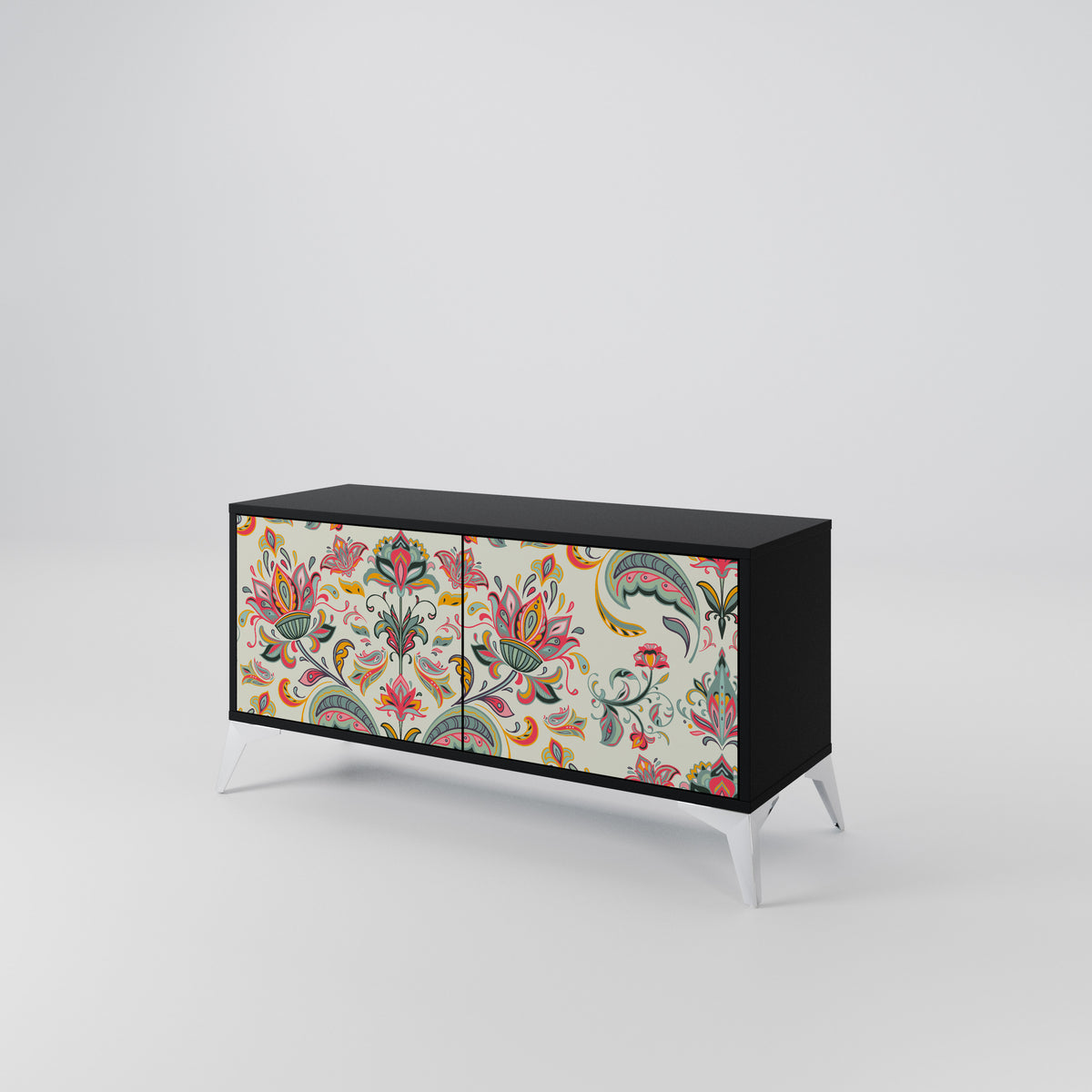 ORGANIC FOLKLORE Compact 2-Door TV Cabinet