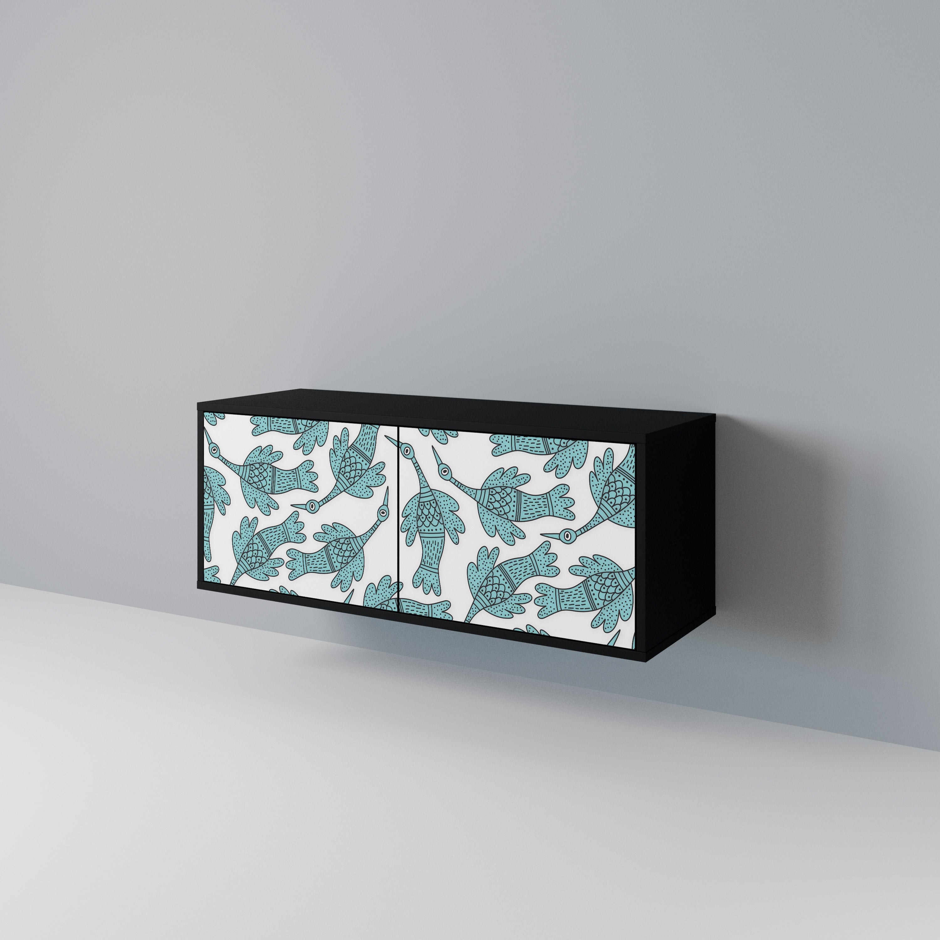 WATERSPOUT SONGIBIRD Compact 2-Door TV Cabinet