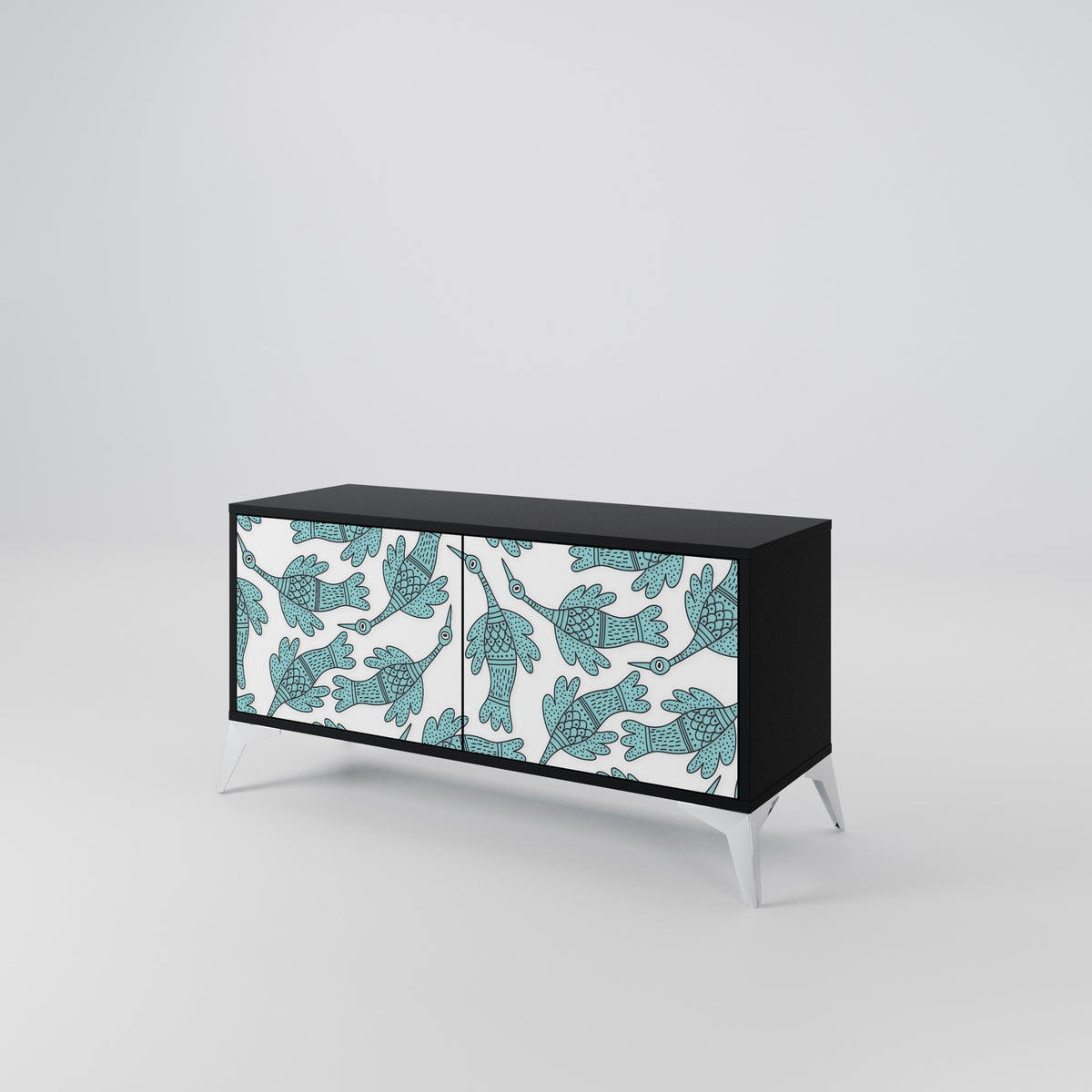 WATERSPOUT SONGIBIRD Compact 2-Door TV Cabinet