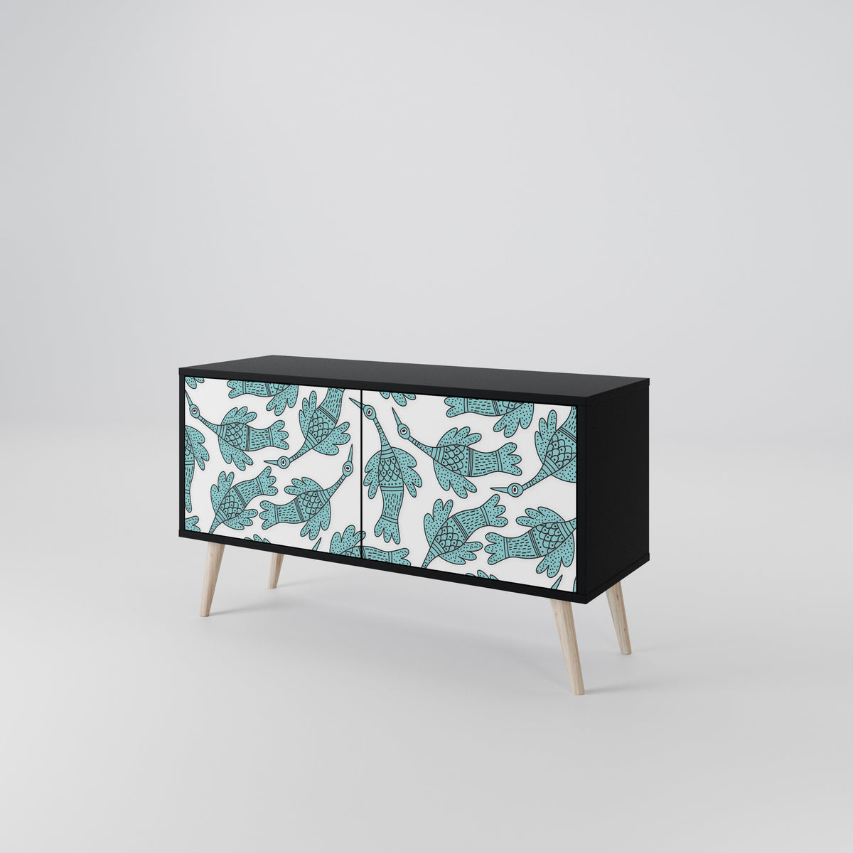 WATERSPOUT SONGIBIRD Compact 2-Door TV Cabinet