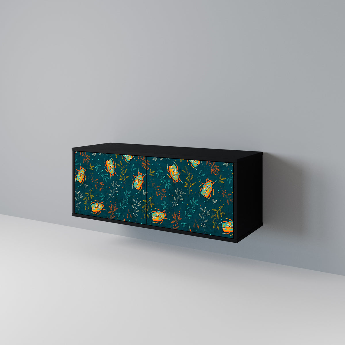 AUTUMN INSECTS Compact 2-Door TV Cabinet