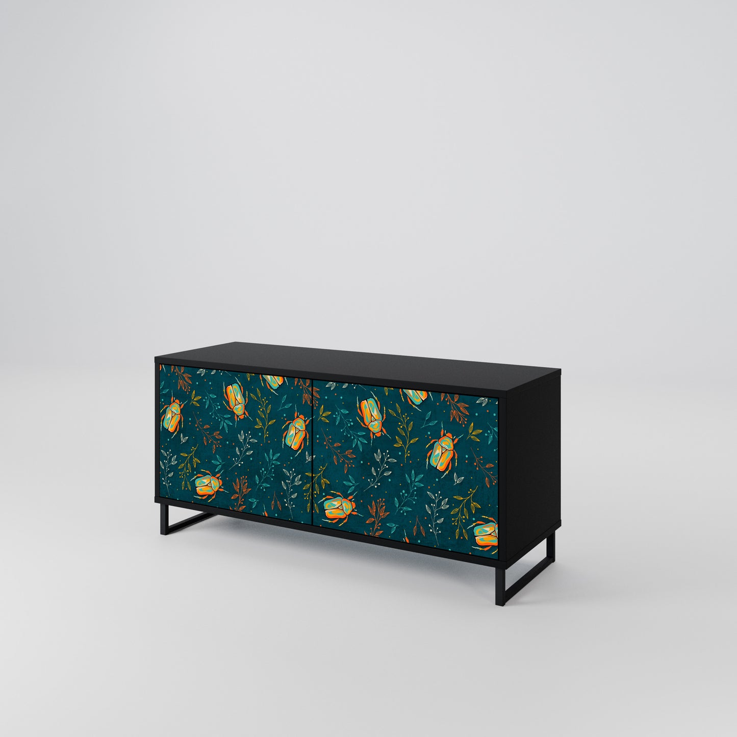 AUTUMN INSECTS Compact 2-Door TV Cabinet