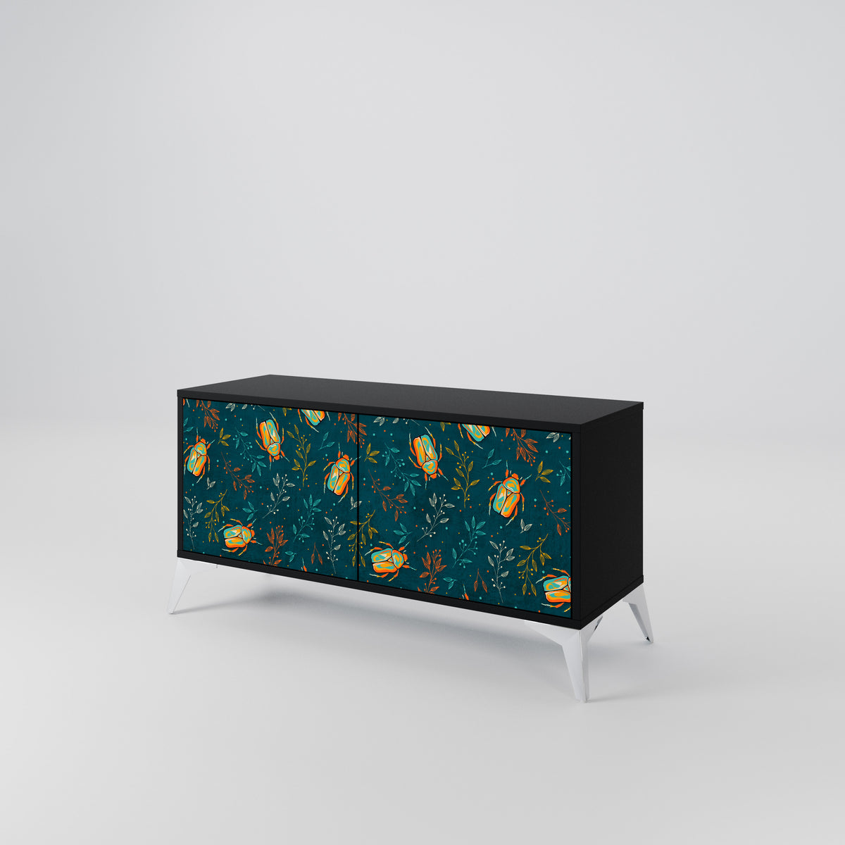 AUTUMN INSECTS Compact 2-Door TV Cabinet