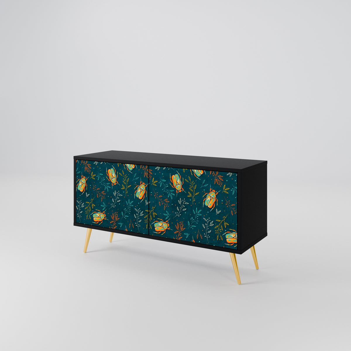 AUTUMN INSECTS Compact 2-Door TV Cabinet