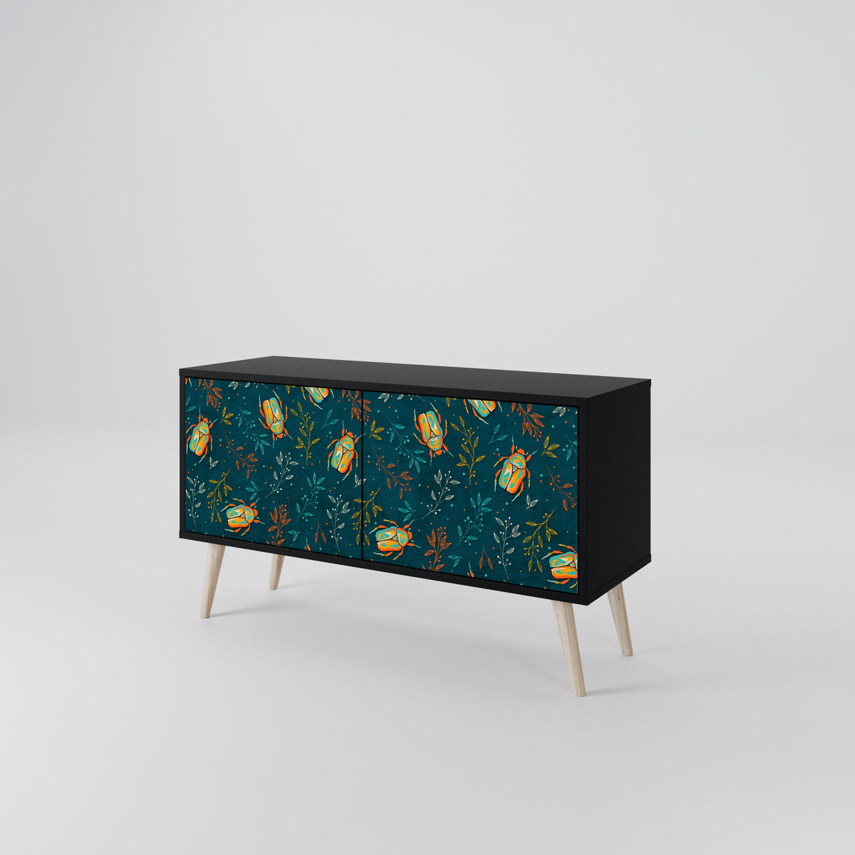 AUTUMN INSECTS Compact 2-Door TV Cabinet