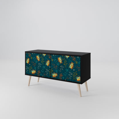 AUTUMN INSECTS Compact 2-Door TV Cabinet