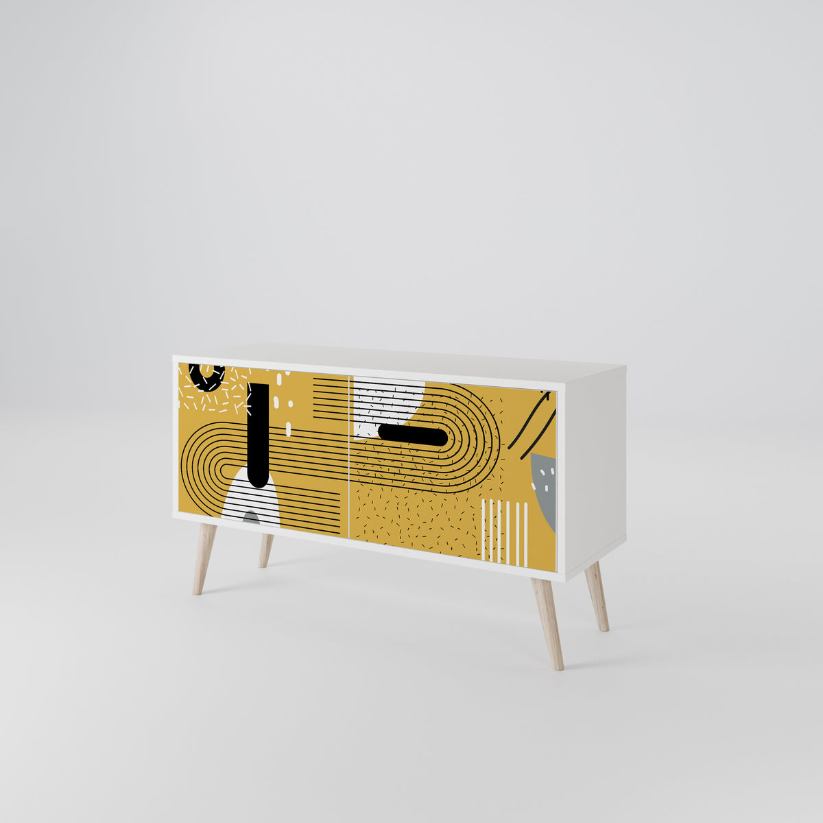 SHAPESHIFT SYMPHONY Compact 2-Door TV Cabinet