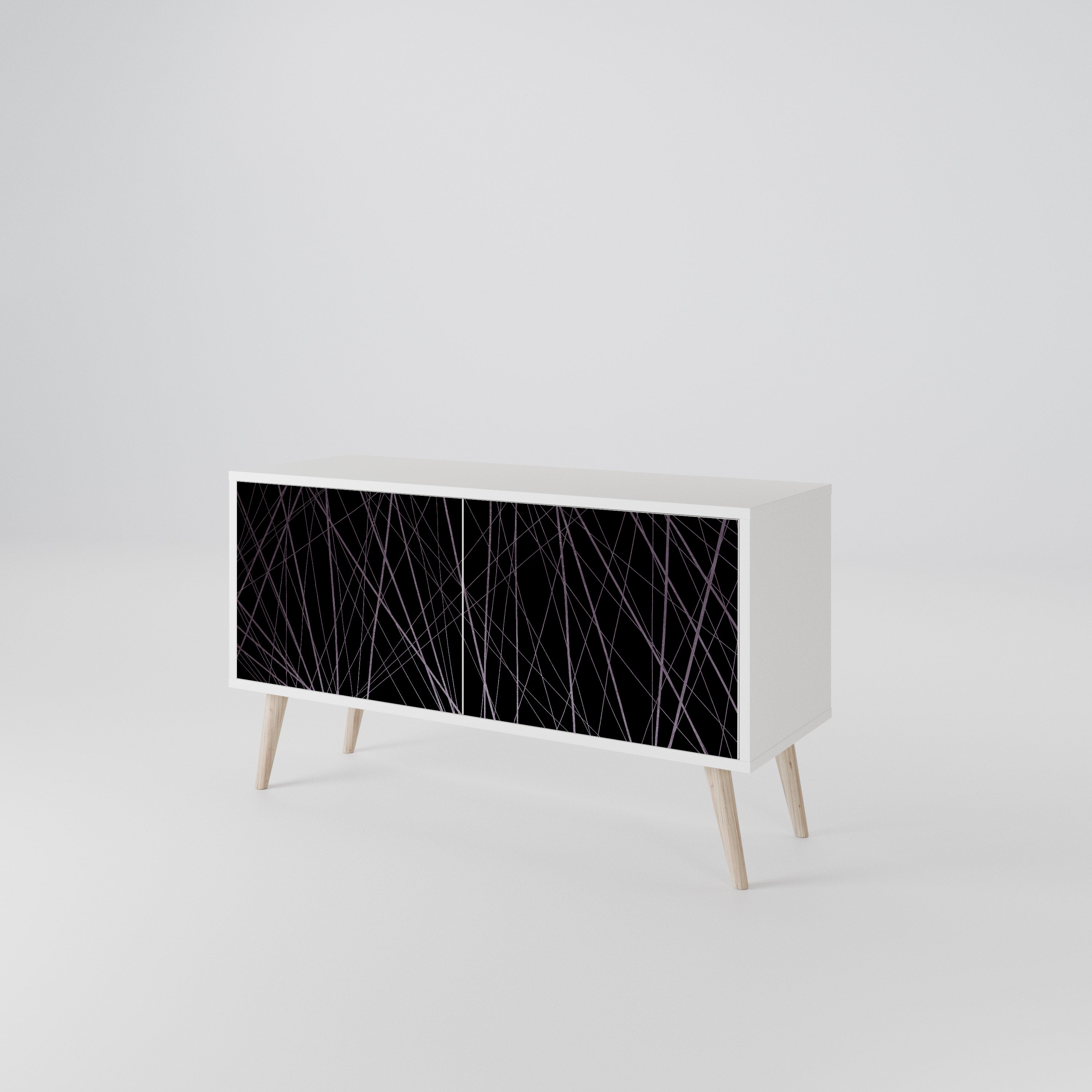 SHIMMER SPIDERGRAM Compact 2-Door TV Cabinet