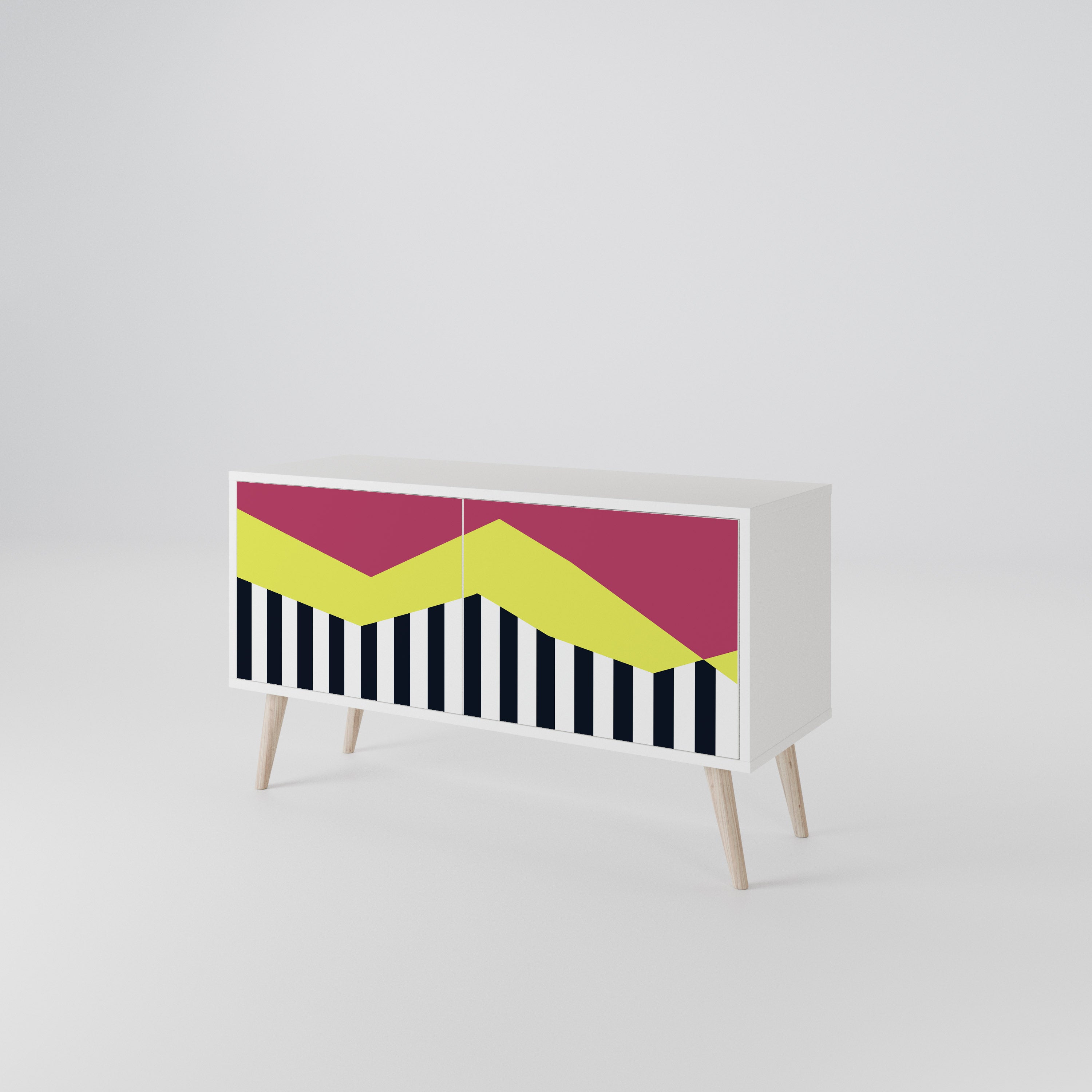 PIANO FANTASY Compact 2-Door TV Cabinet