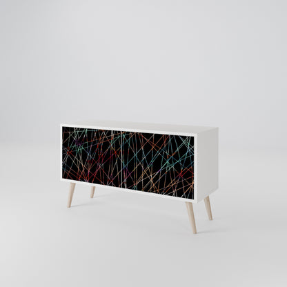 LUMINOUS SNARE Compact 2-Door TV Cabinet