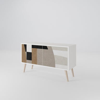 DELICATE MEMENTO Compact 2-Door TV Cabinet