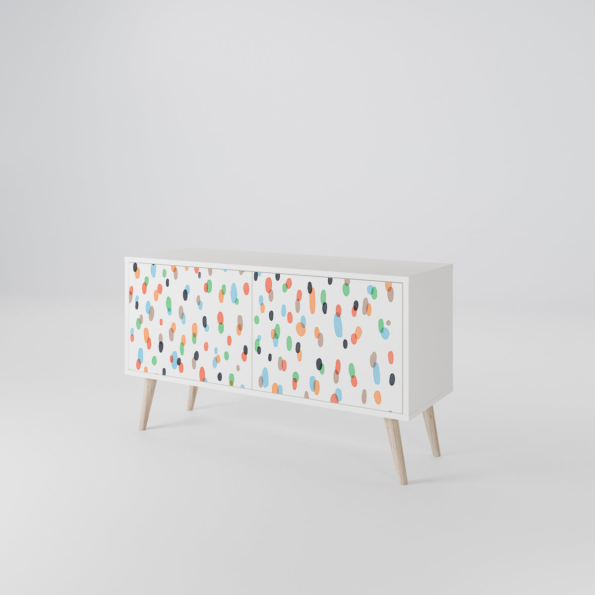 ENERGETIC SPOTS Compact 2-Door TV Cabinet