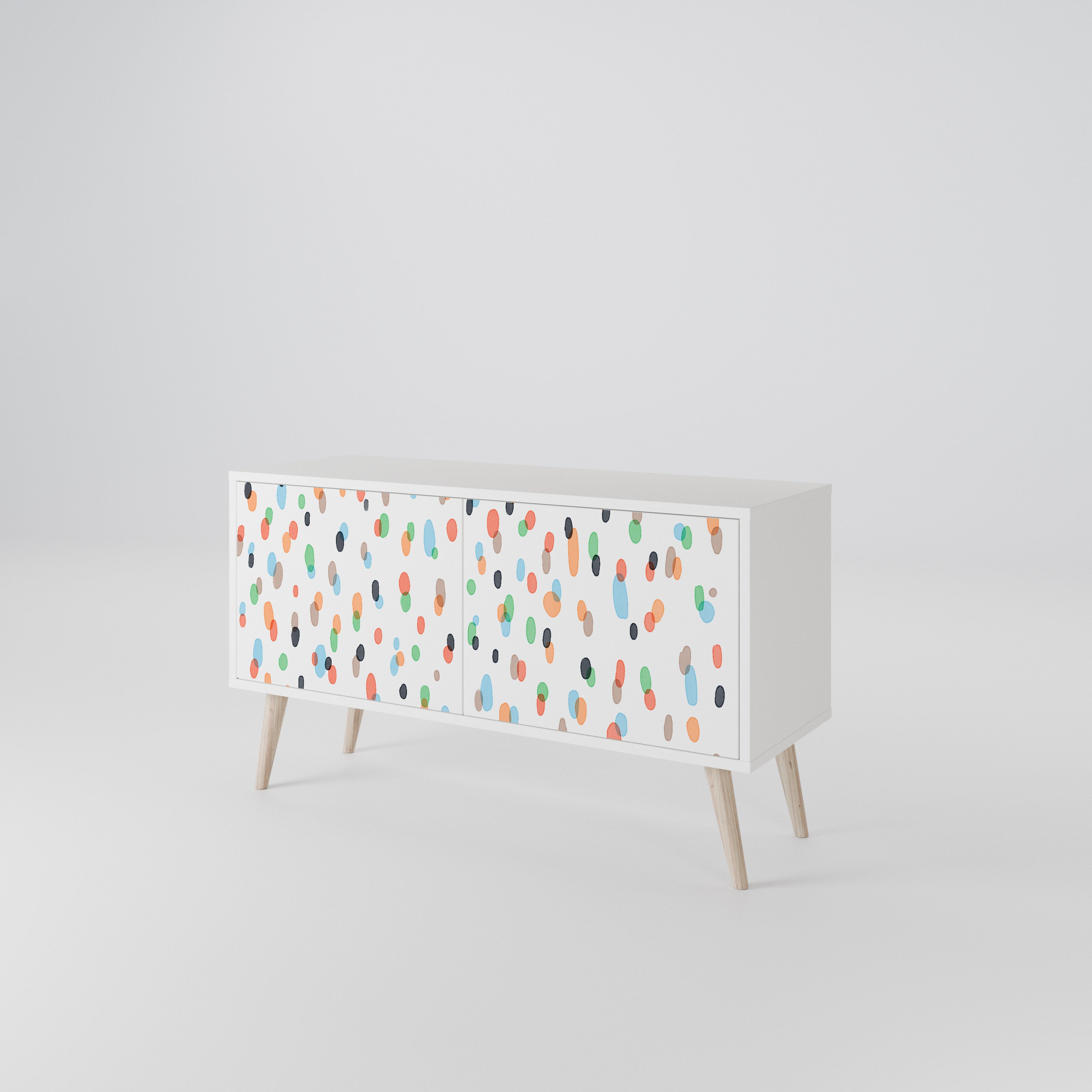 ENERGETIC SPOTS Compact 2-Door TV Cabinet