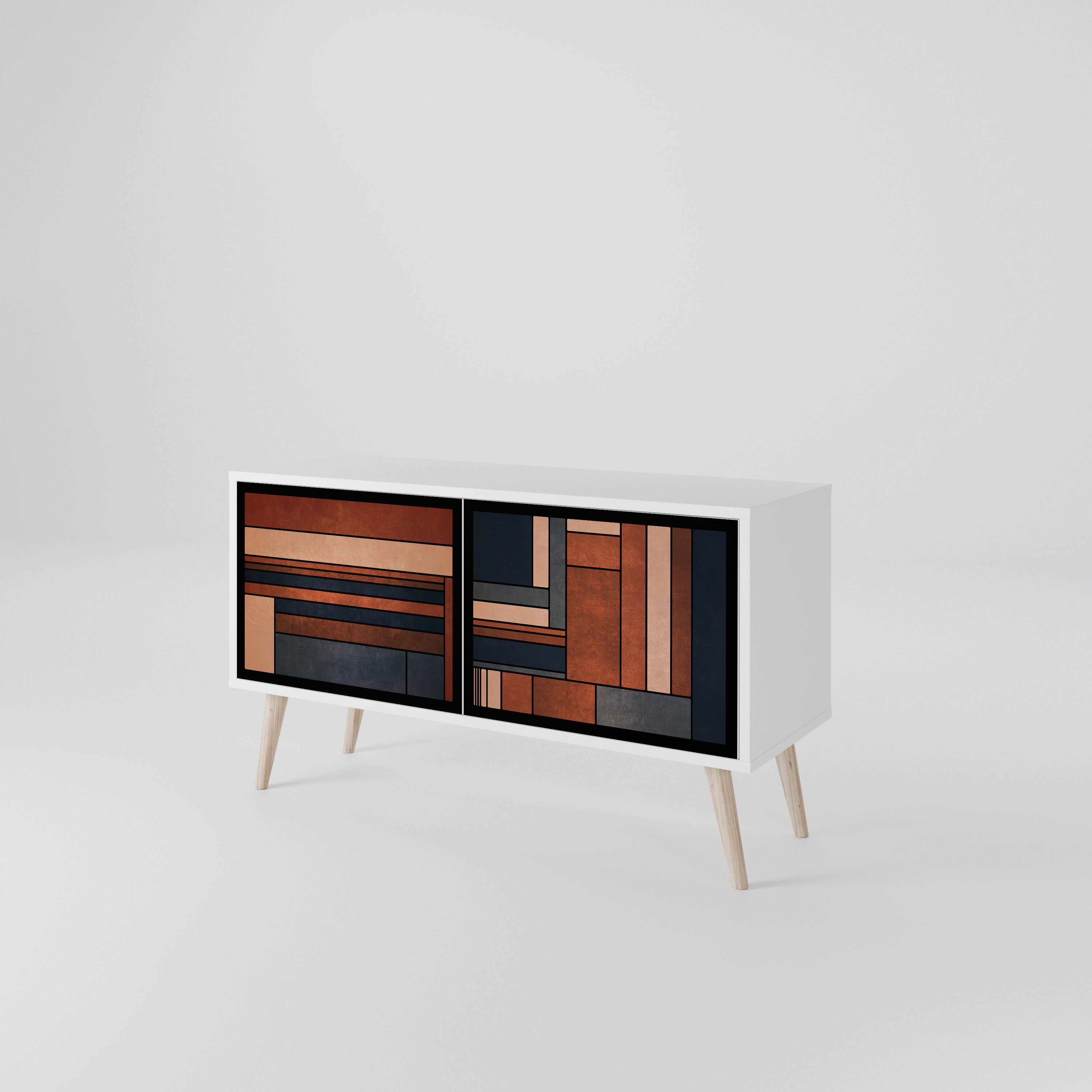 INTREPID FORMATION Compact 2-Door TV Cabinet