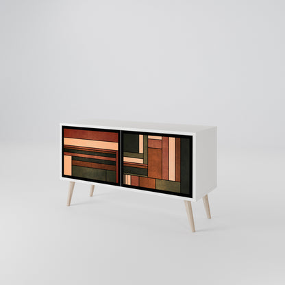 FIGURES OF NATURE Compact 2-Door TV Cabinet