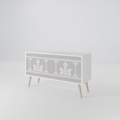 THAI GRAY Compact 2-Door TV Cabinet