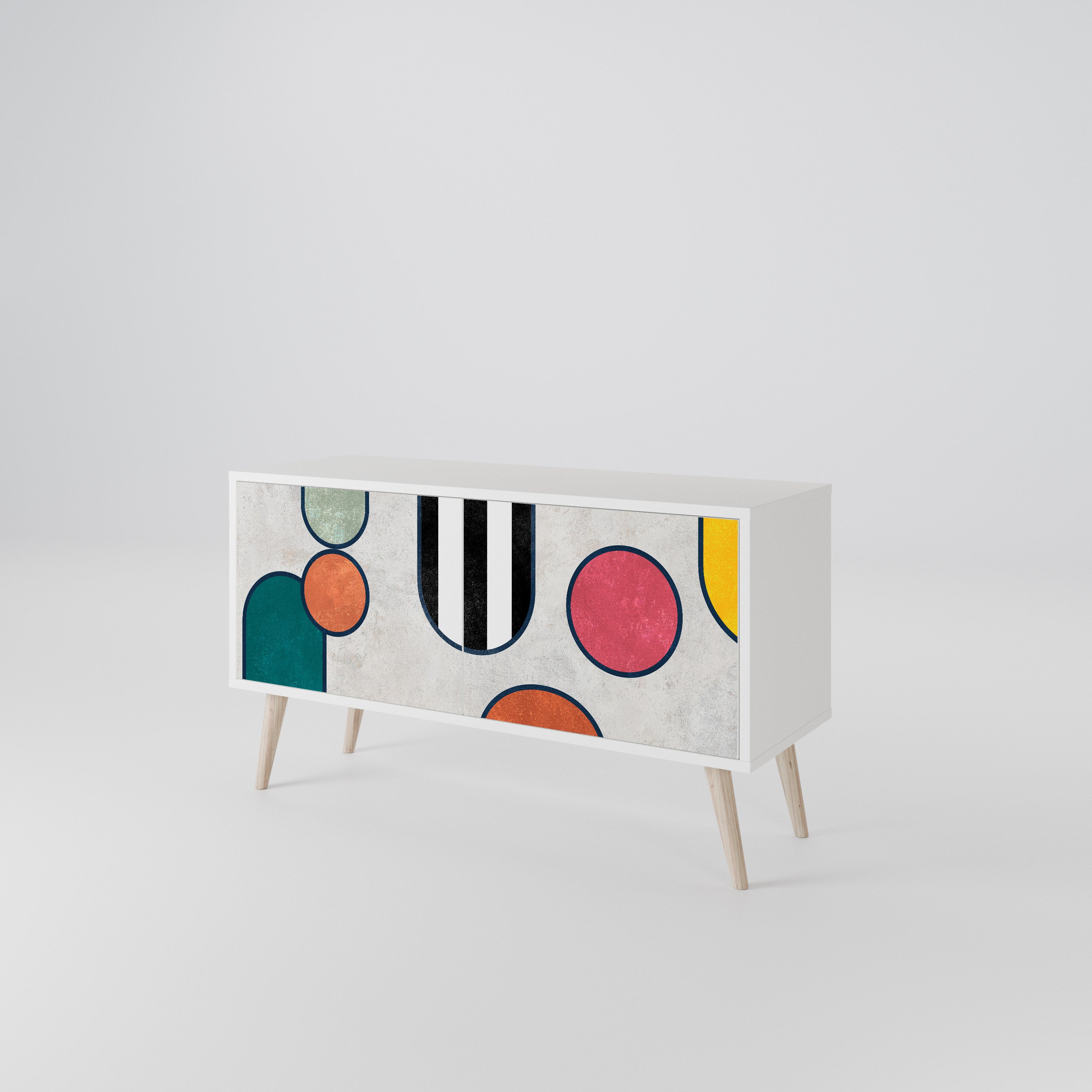 COOL STORY Compact 2-Door TV Cabinet