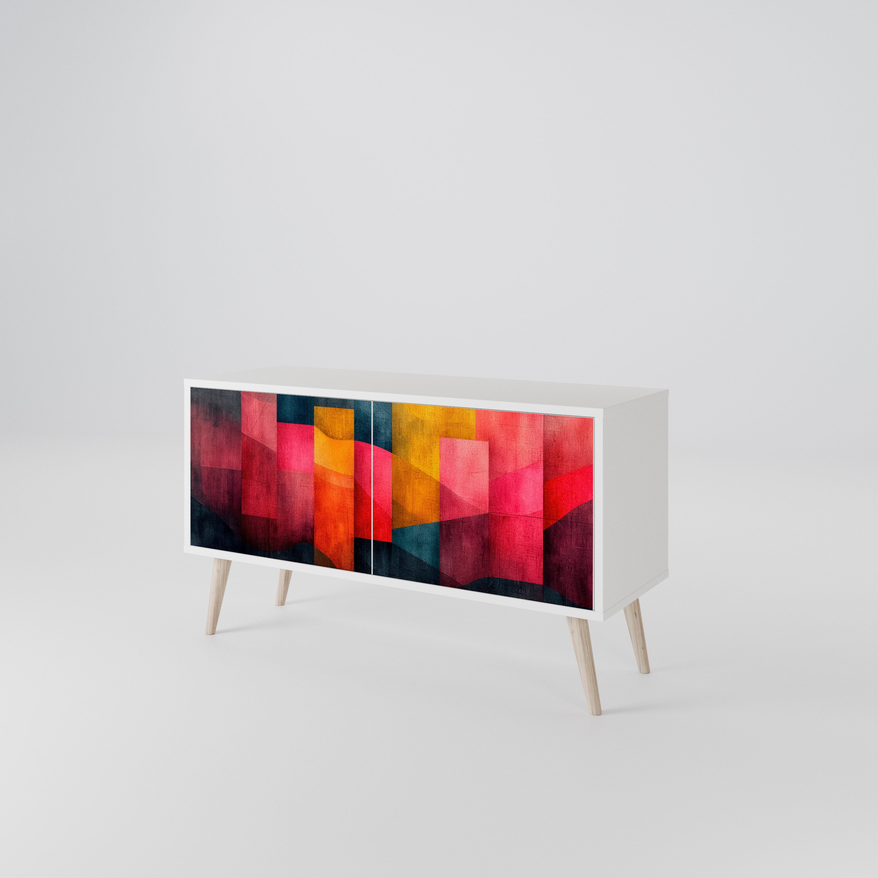 COLORFUL SOUNDS Compact 2-Door TV Cabinet