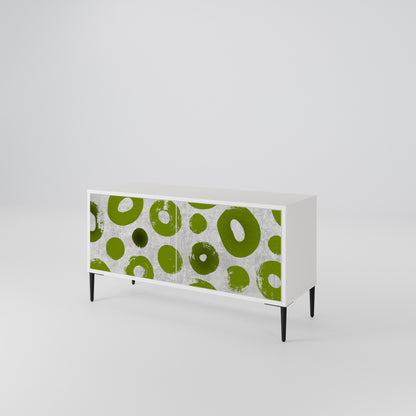 GREEN RHAPSODY Compact 2-Door TV Cabinet