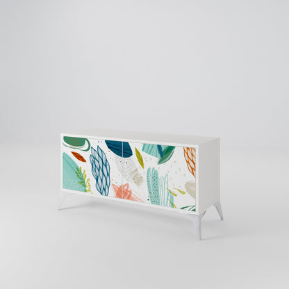 BOTANICAL HURRICANE Compact 2-Door TV Cabinet