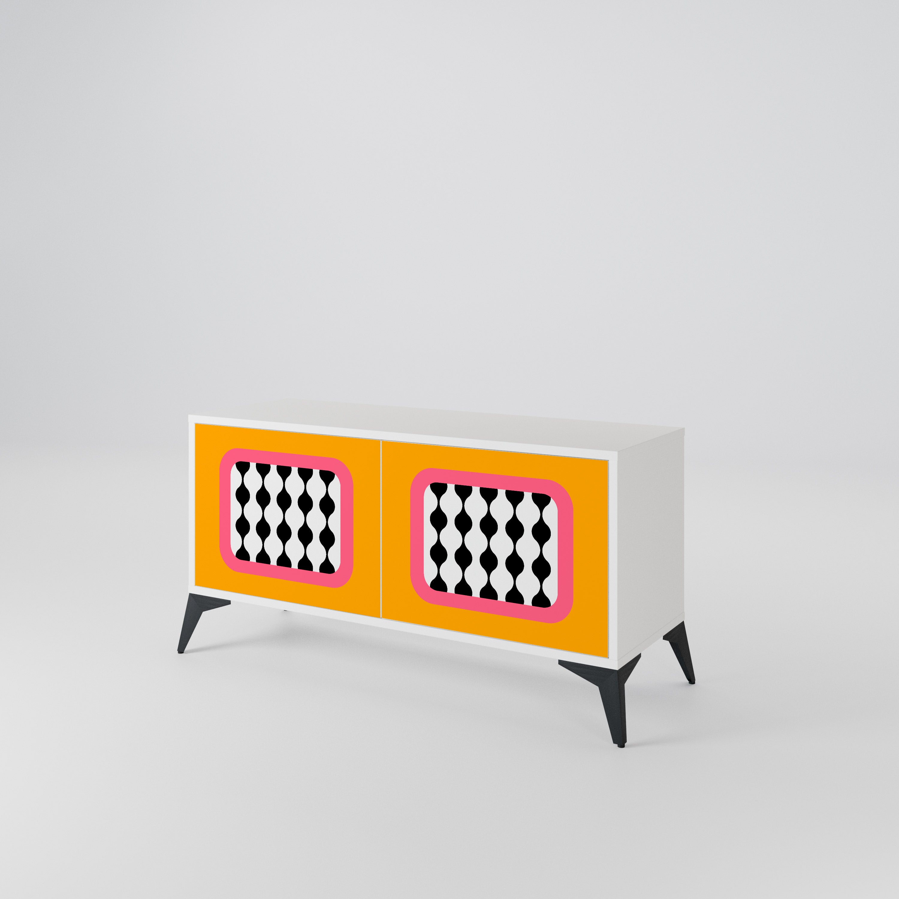 TEARS IN HEAVEN Compact 2-Door TV Cabinet