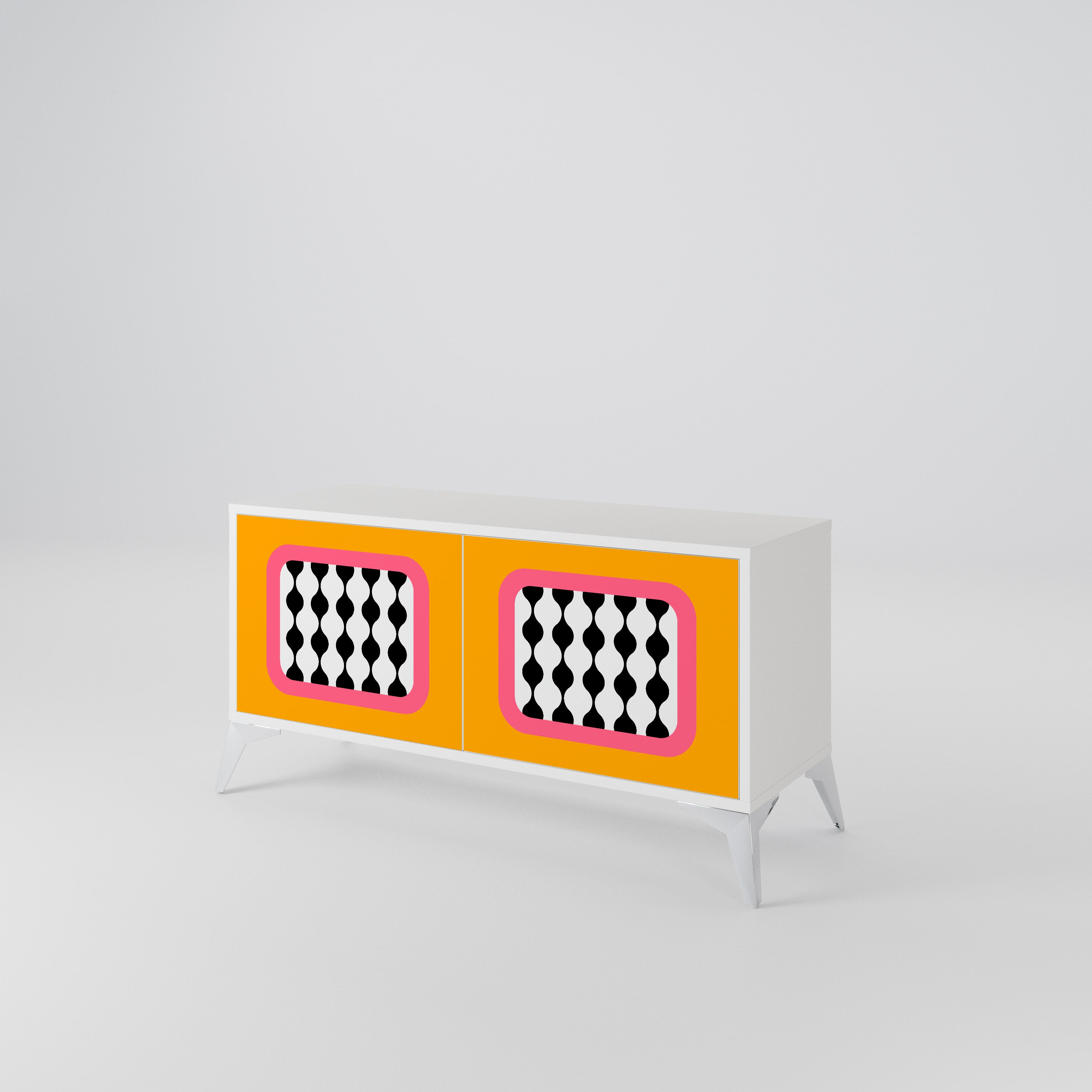 TEARS IN HEAVEN Compact 2-Door TV Cabinet