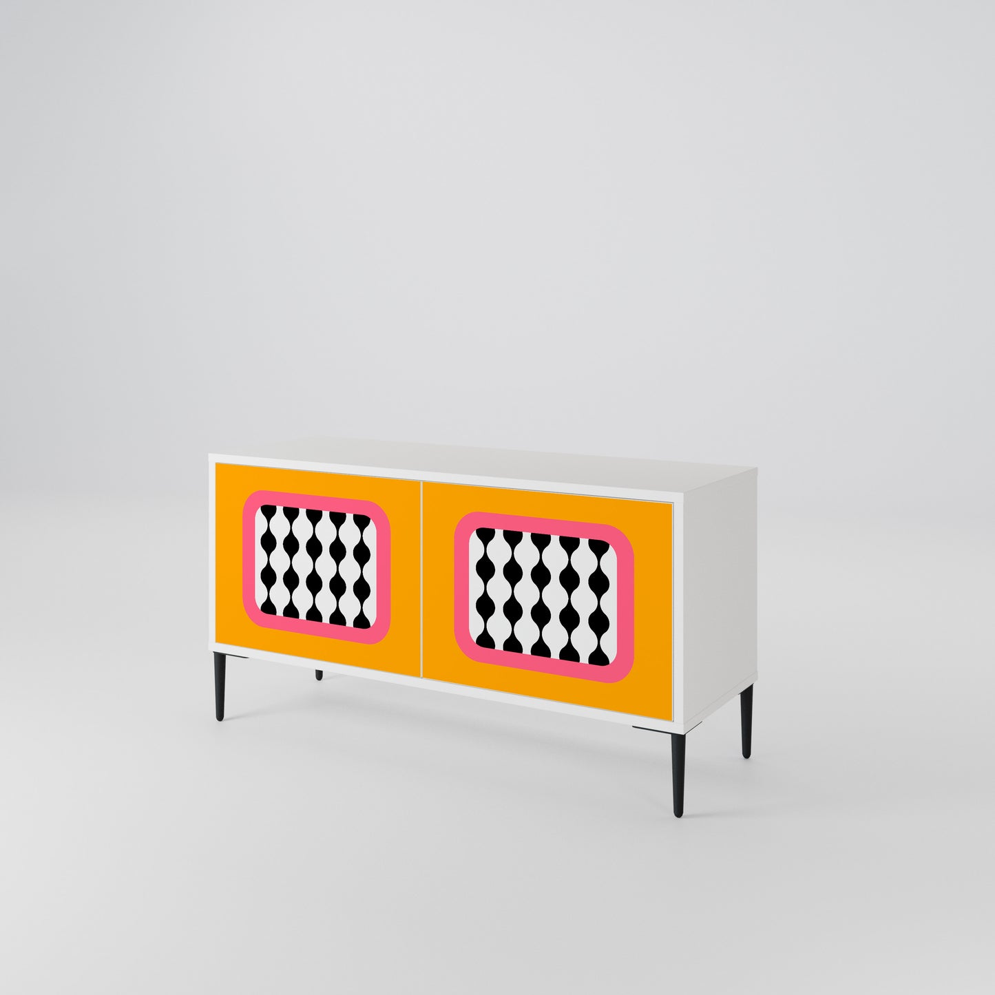 TEARS IN HEAVEN Compact 2-Door TV Cabinet
