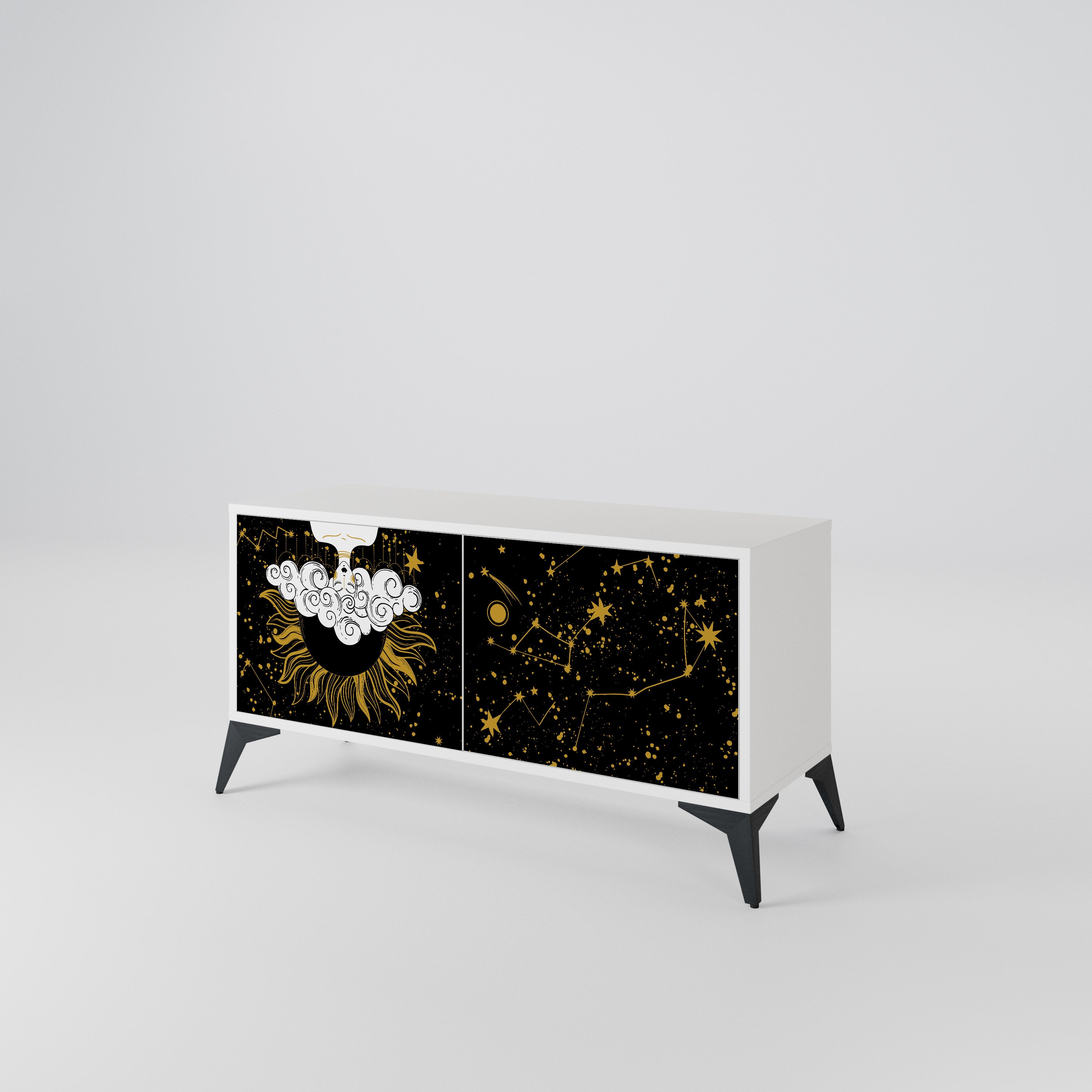 STELLAR CONSTELLATIONS Compact 2-Door TV Cabinet