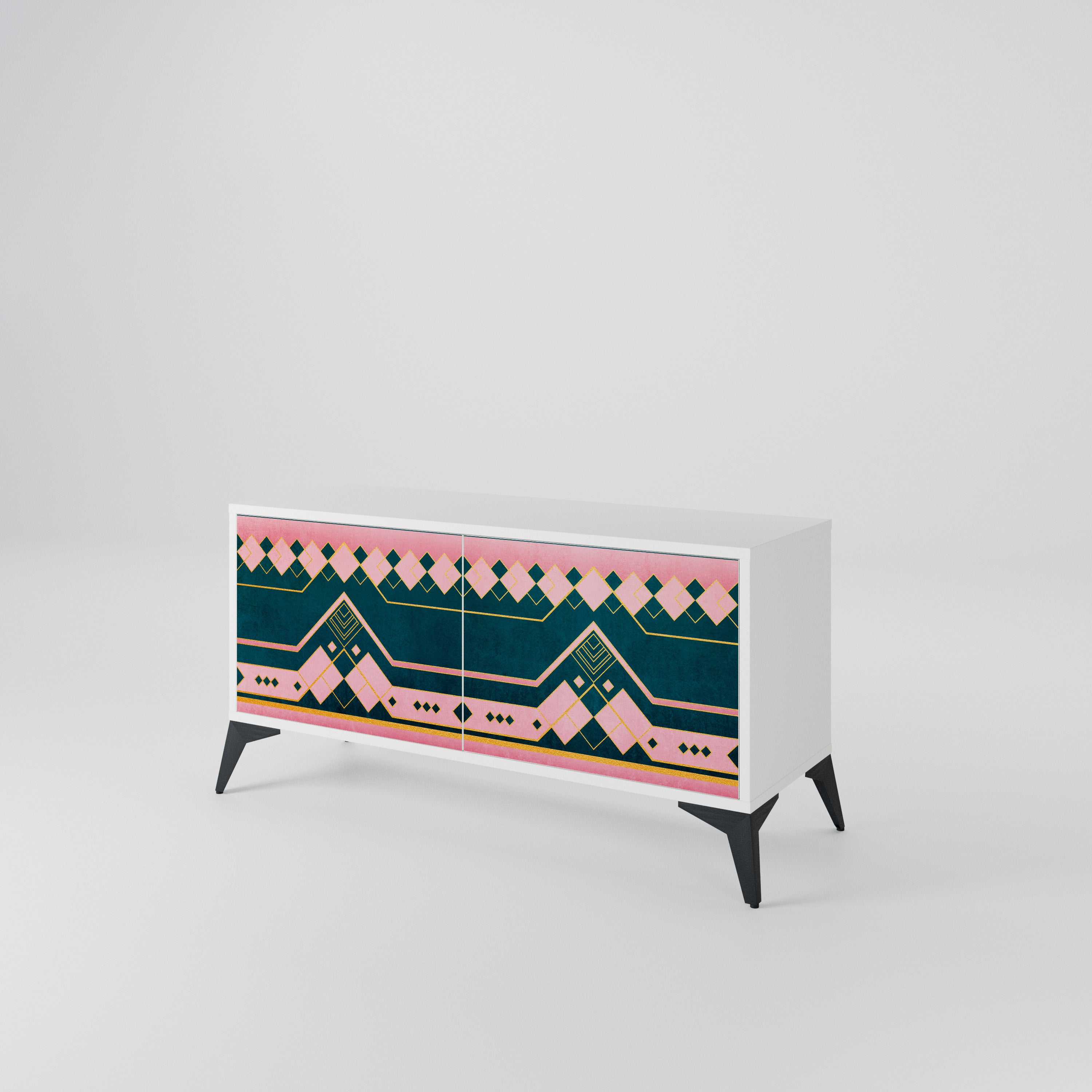 ROYAL COMPOSITION Compact 2-Door TV Cabinet