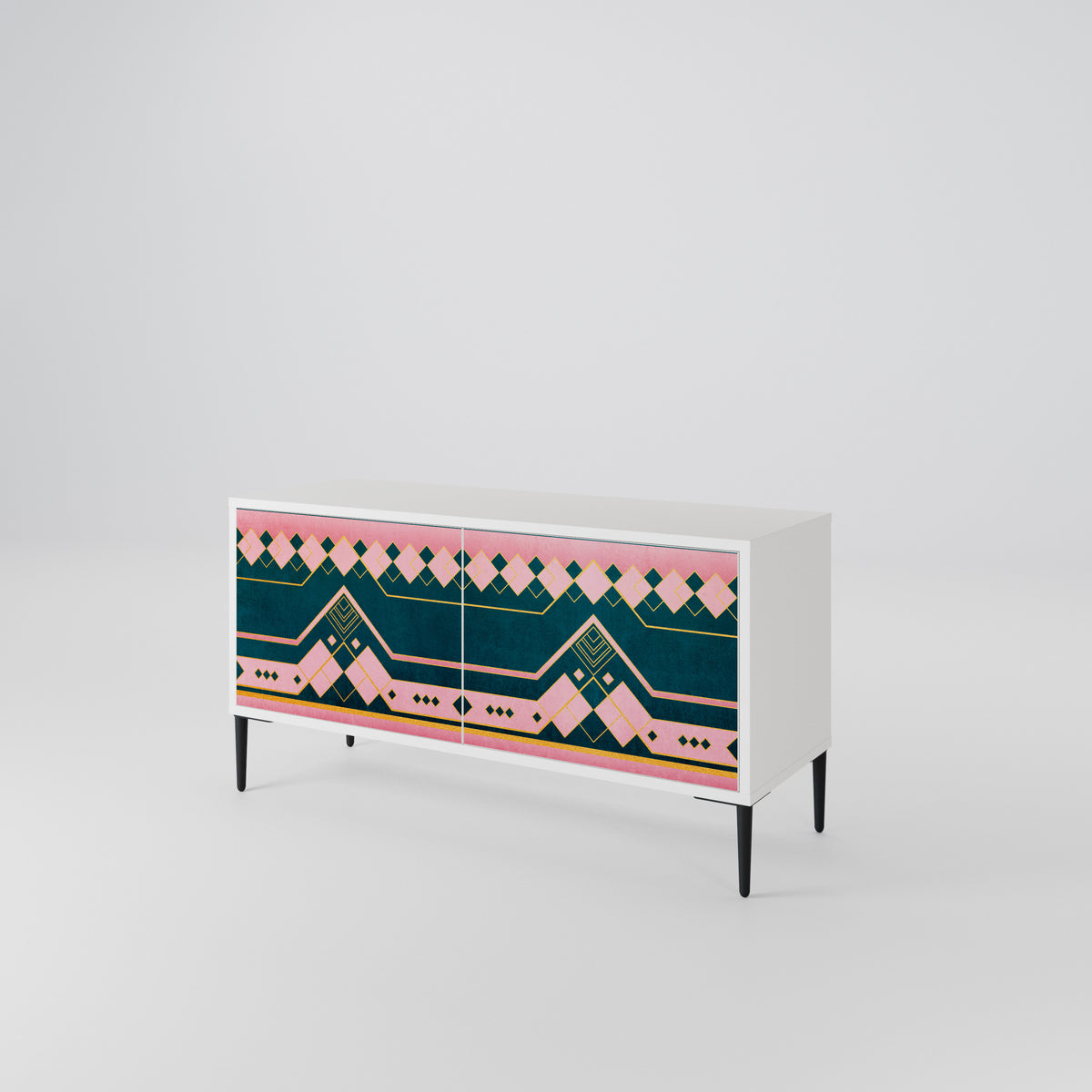 ROYAL COMPOSITION Compact 2-Door TV Cabinet