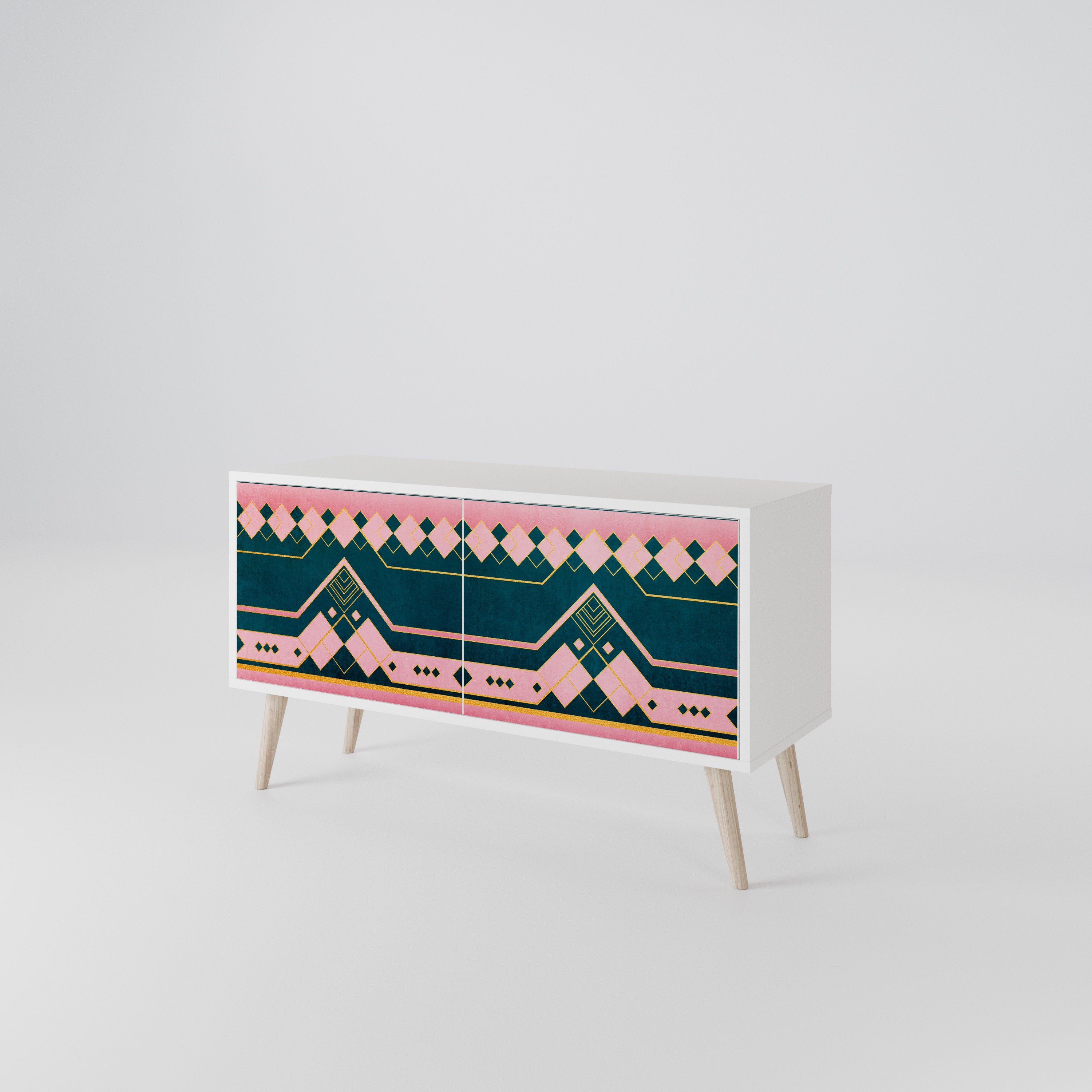 ROYAL COMPOSITION Compact 2-Door TV Cabinet
