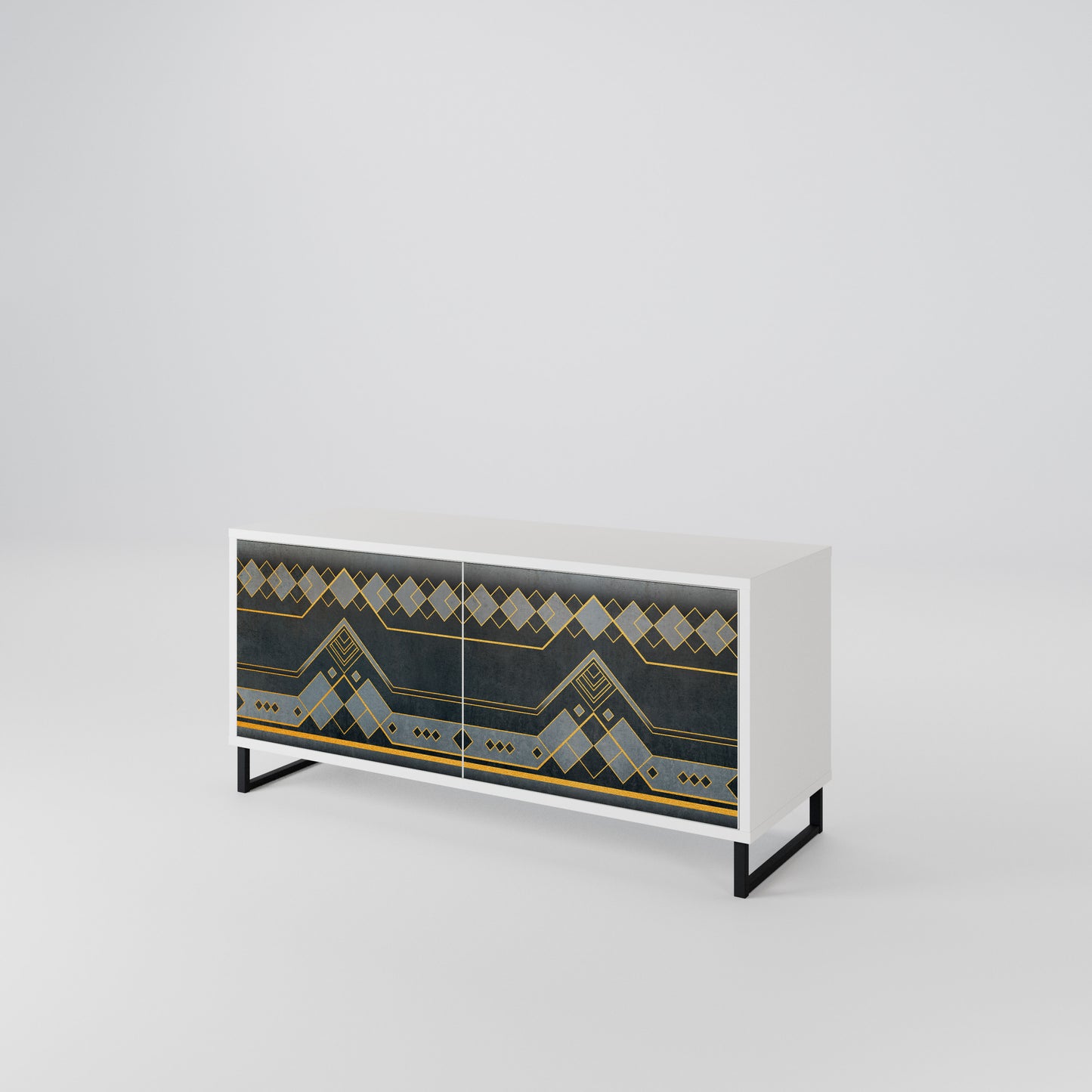 ROYAL ORDINARINESS Compact 2-Door TV Cabinet