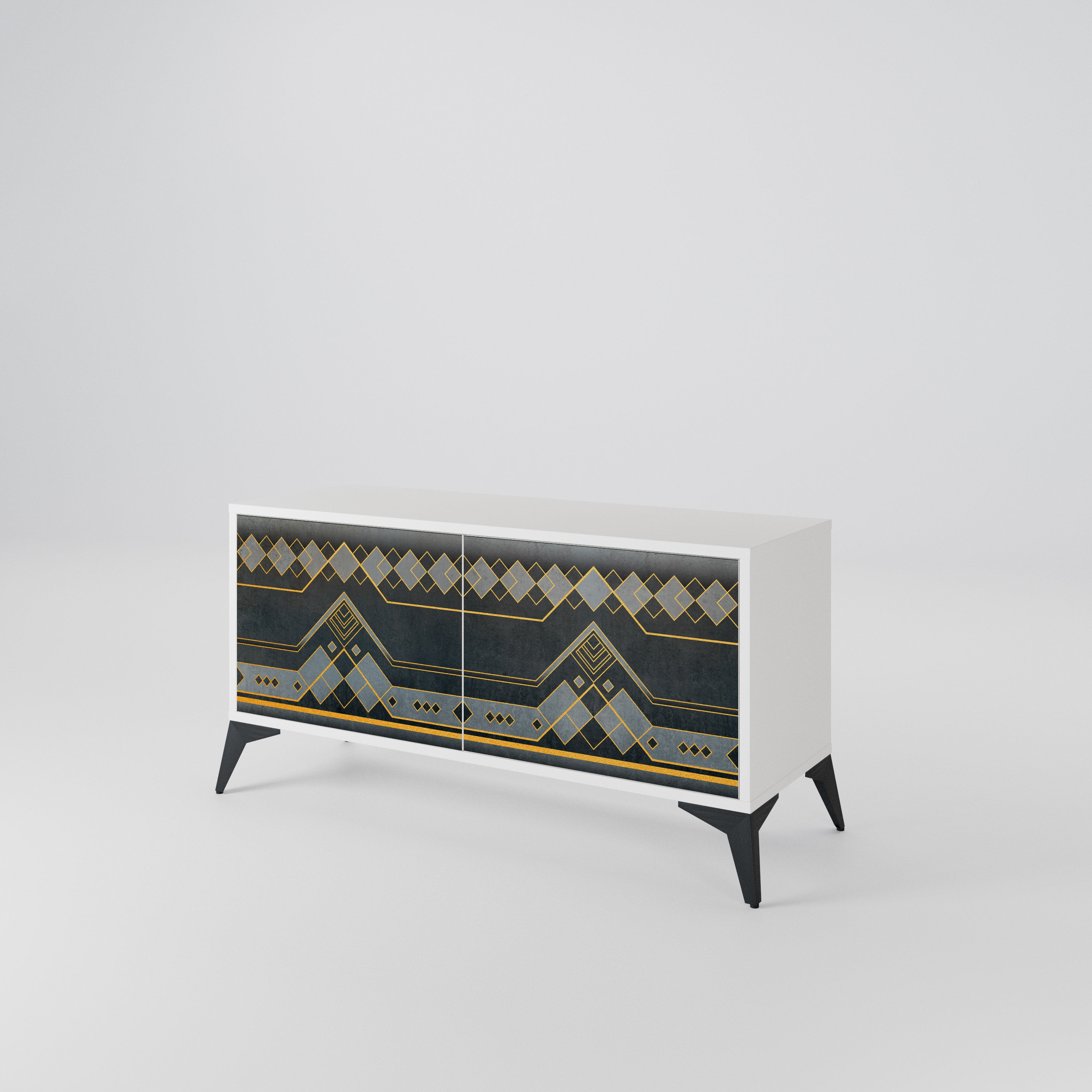 ROYAL ORDINARINESS Compact 2-Door TV Cabinet