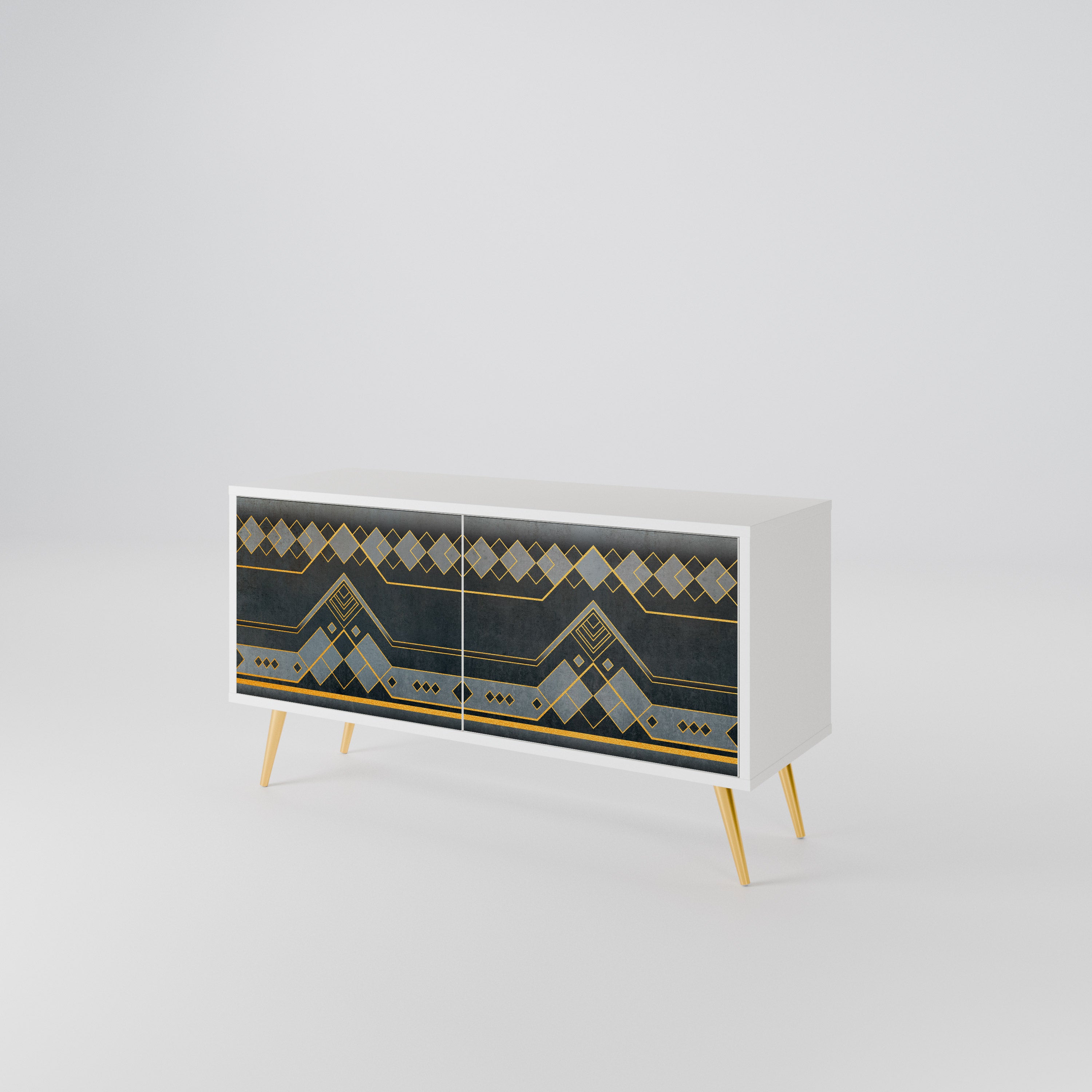 ROYAL ORDINARINESS Compact 2-Door TV Cabinet
