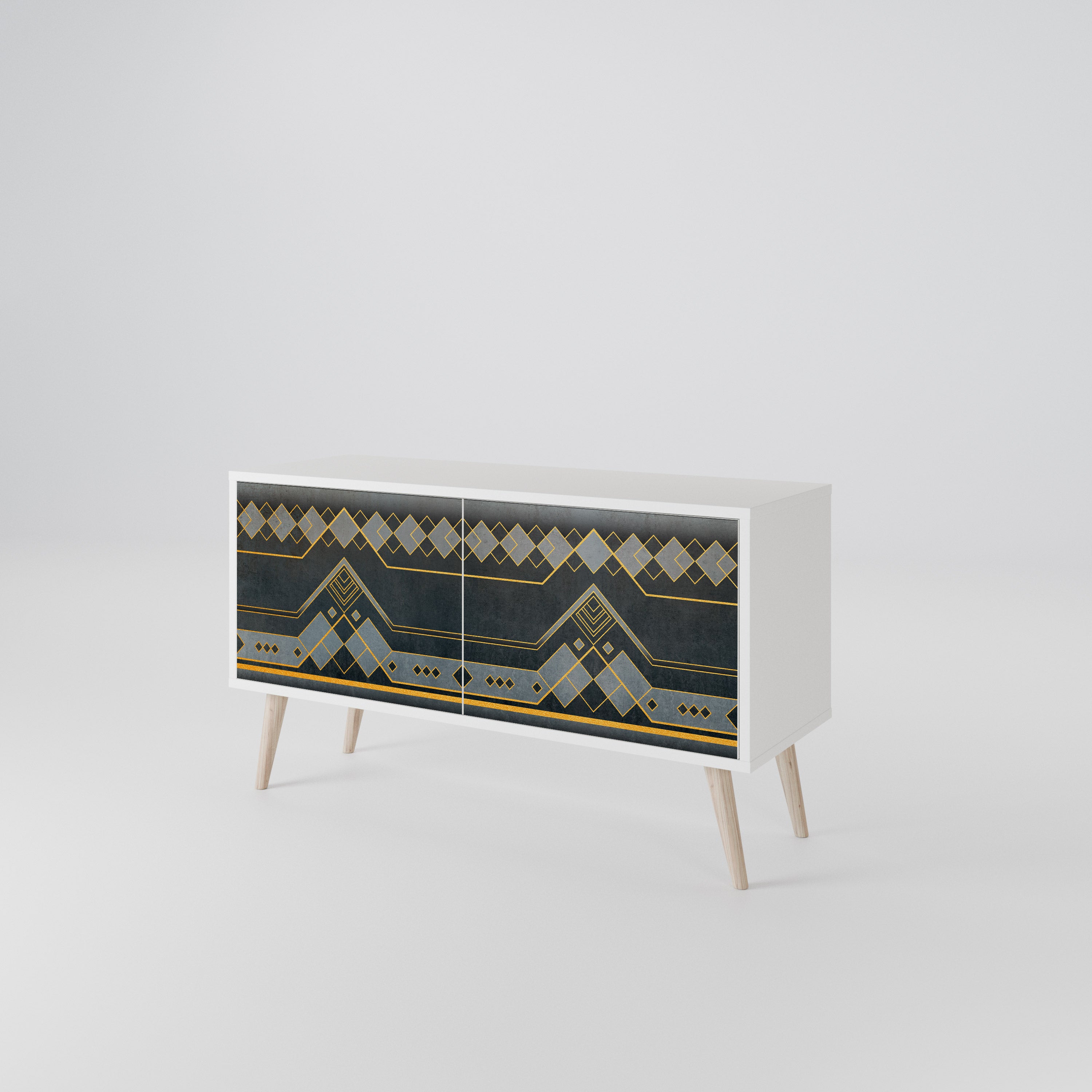 ROYAL ORDINARINESS Compact 2-Door TV Cabinet