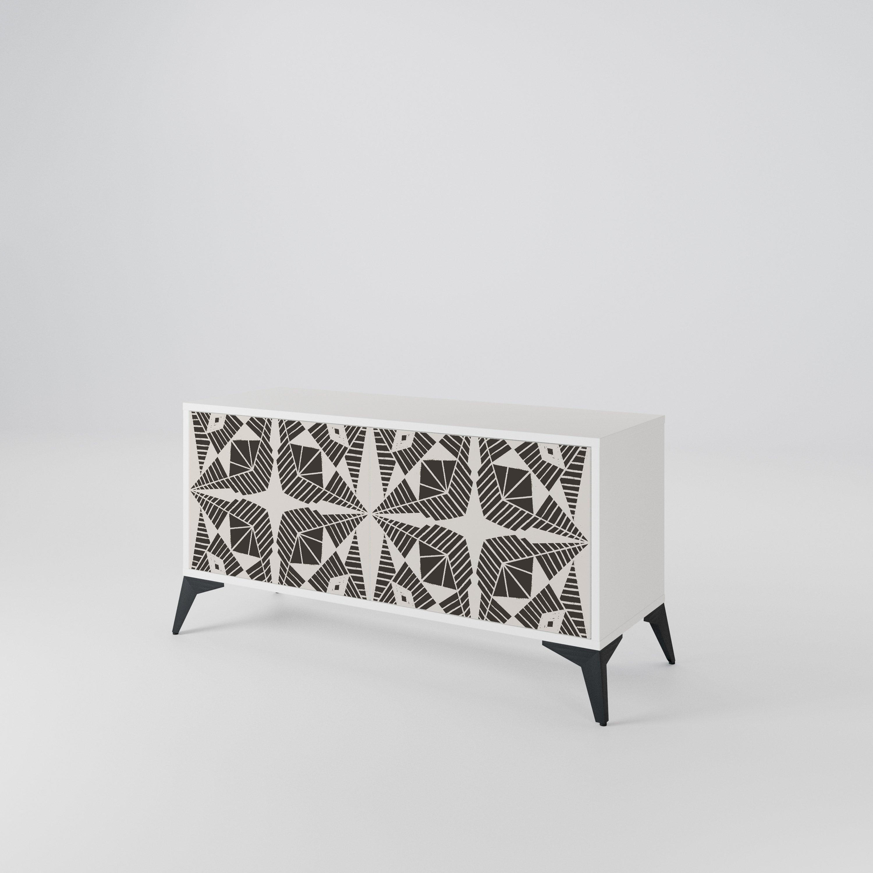 MONOCHROME NEXUS Compact 2-Door TV Cabinet