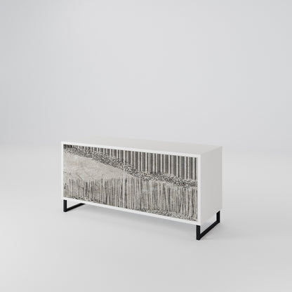 GRAIN LINES Compact 2-Door TV Cabinet