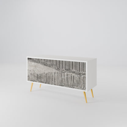 GRAIN LINES Compact 2-Door TV Cabinet