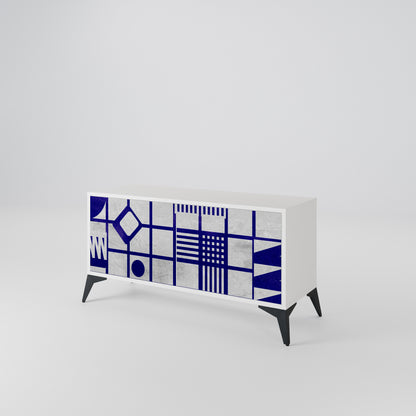THE RIGHT PLACES Compact 2-Door TV Cabinet