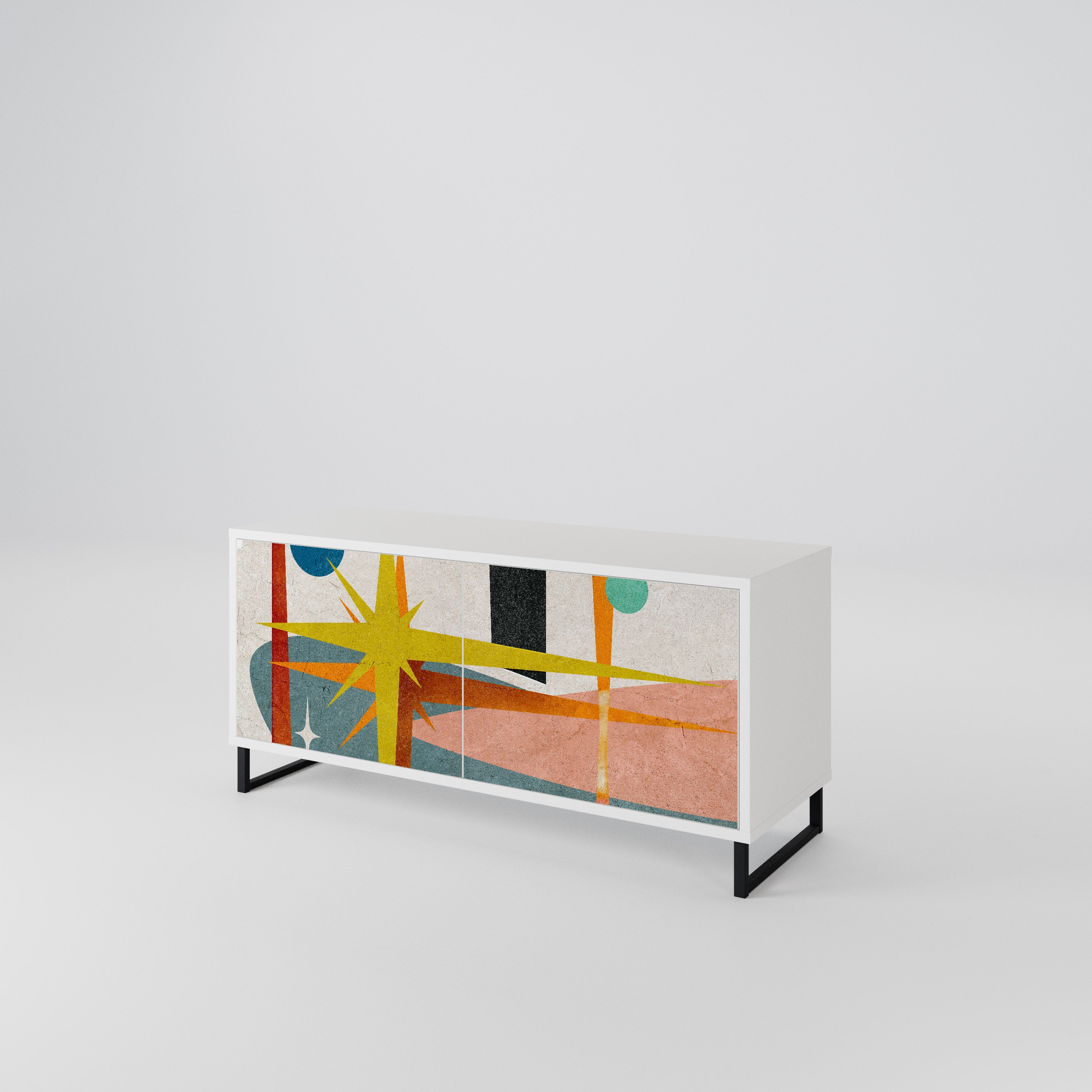 INTERSTELLAR VIBES Compact 2-Door TV Cabinet
