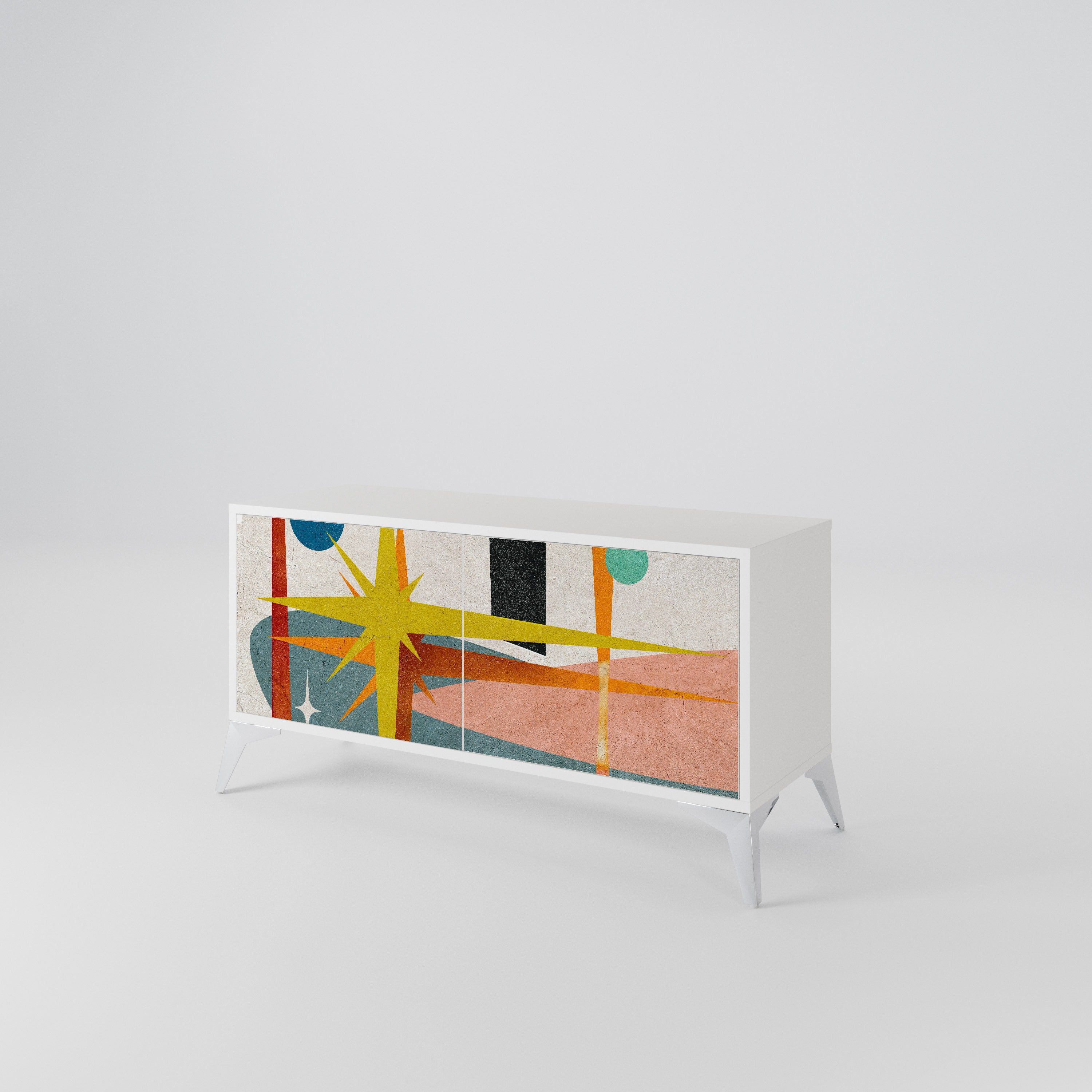 INTERSTELLAR VIBES Compact 2-Door TV Cabinet