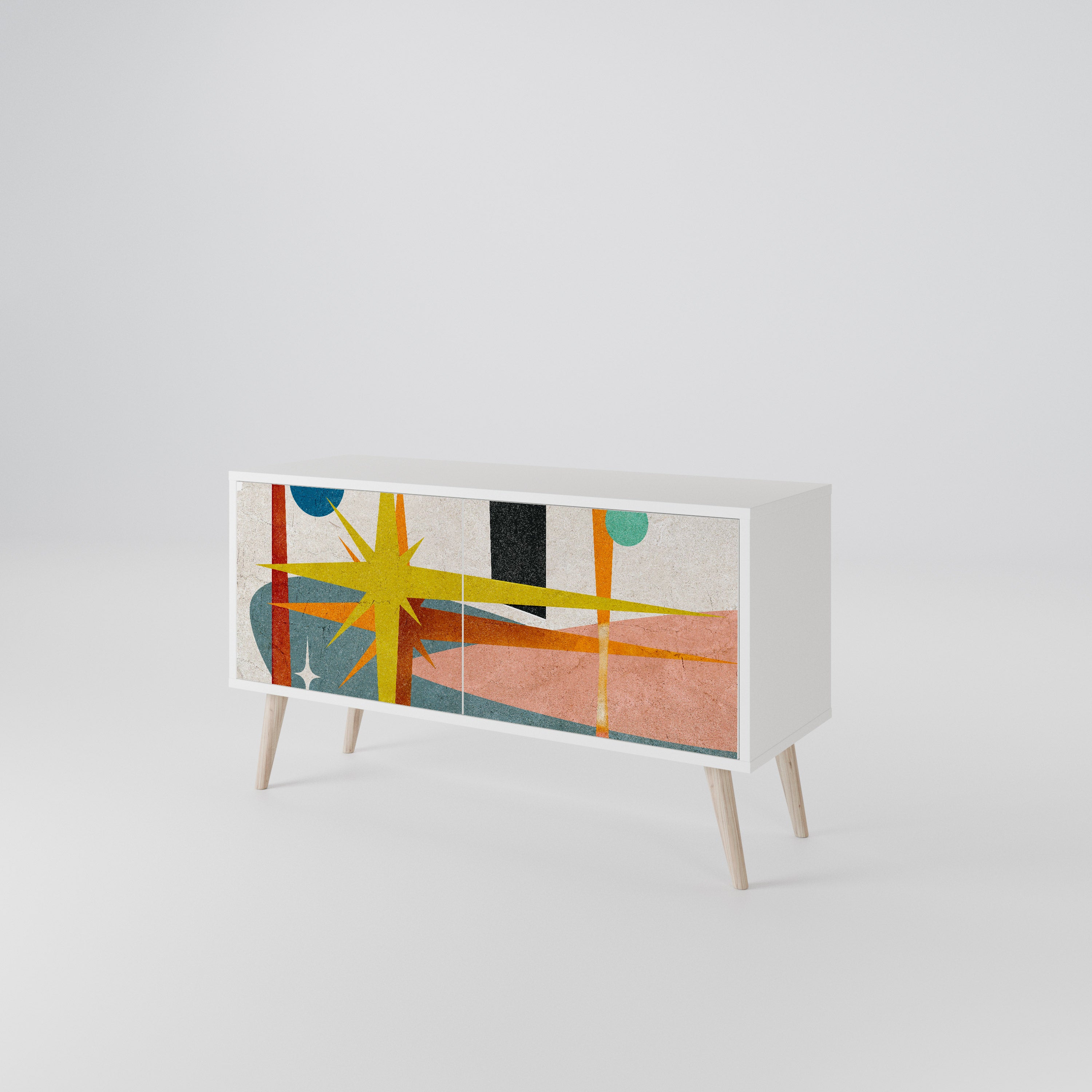 INTERSTELLAR VIBES Compact 2-Door TV Cabinet