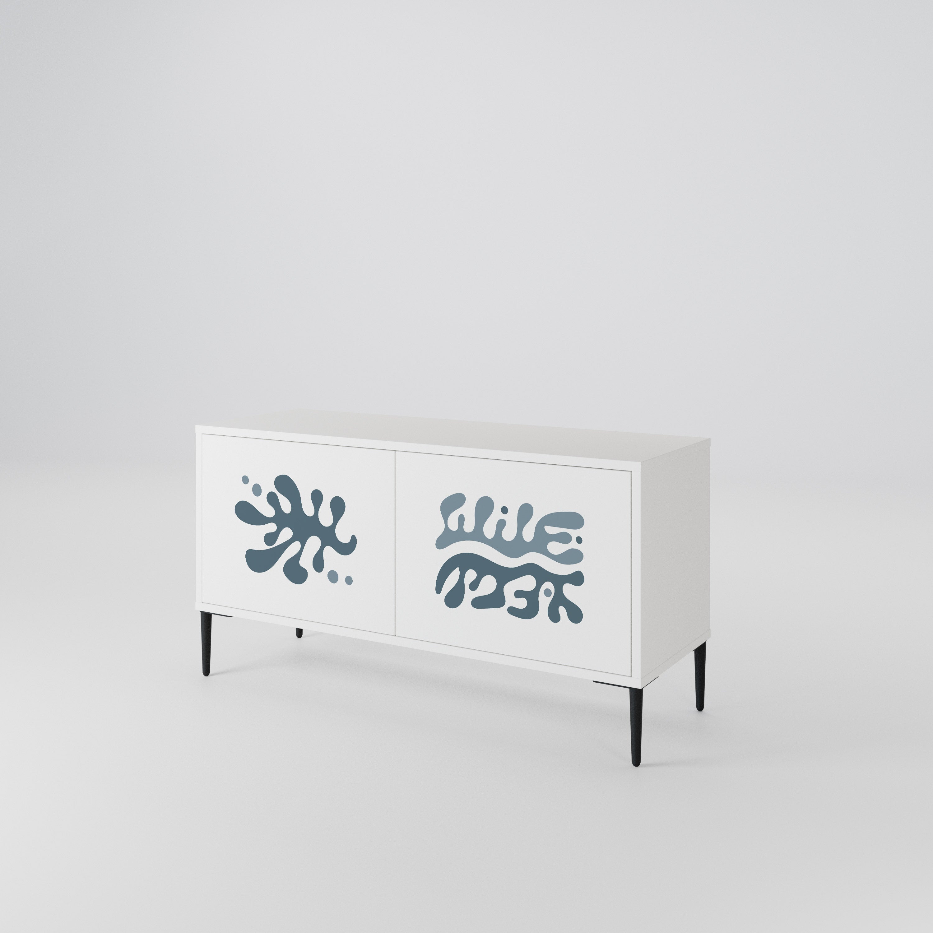 WONDERLAND VEGETATION Compact 2-Door TV Cabinet