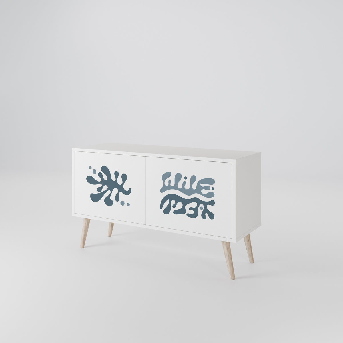 WONDERLAND VEGETATION Compact 2-Door TV Cabinet