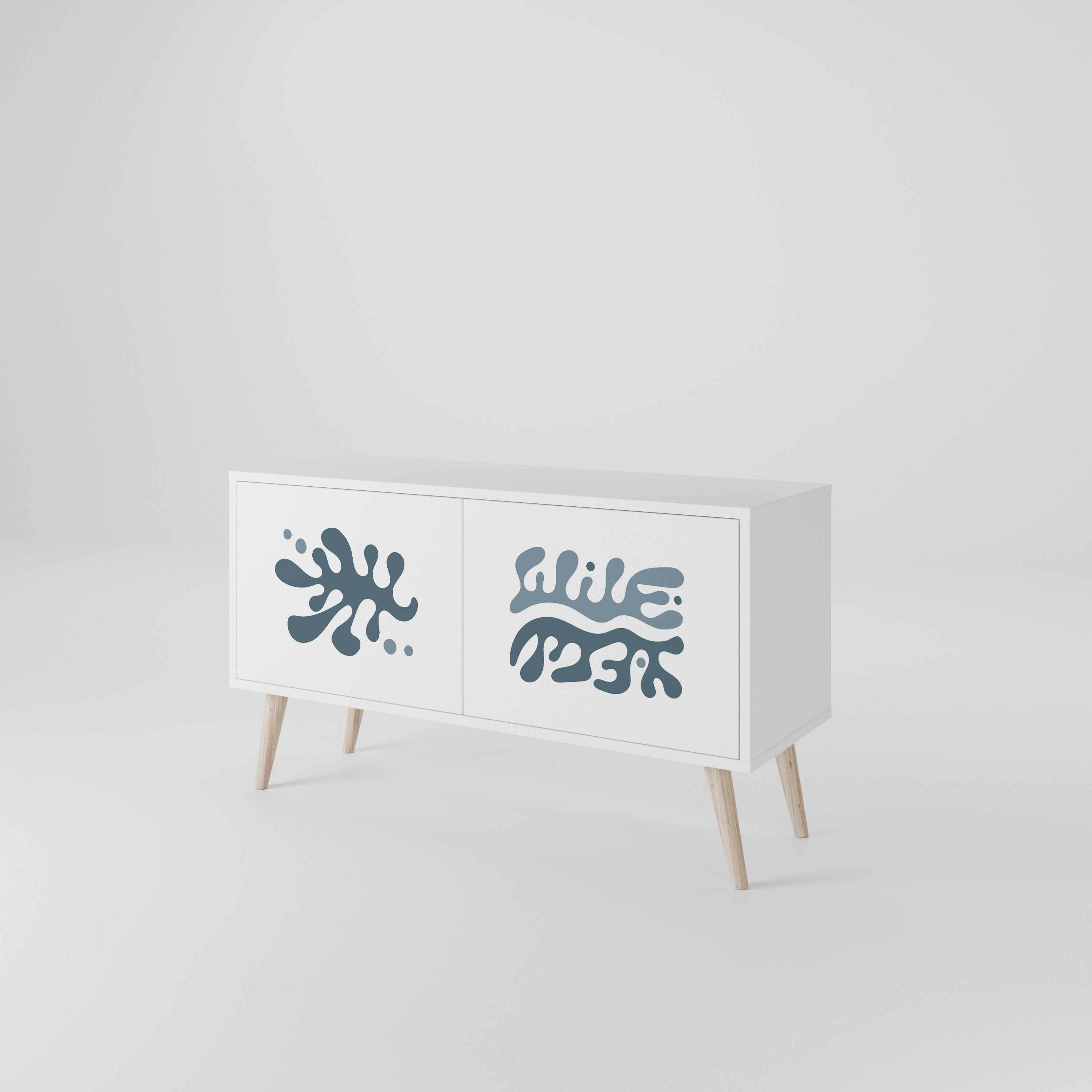 WONDERLAND VEGETATION Compact 2-Door TV Cabinet