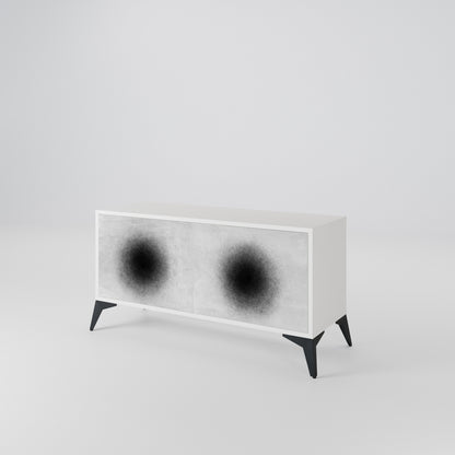 BLACK HOLE Compact 2-Door TV Cabinet