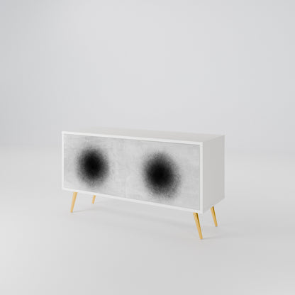 BLACK HOLE Compact 2-Door TV Cabinet