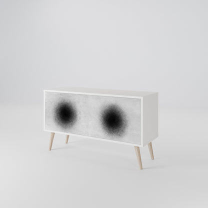 BLACK HOLE Compact 2-Door TV Cabinet