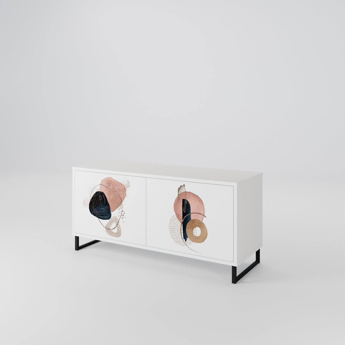 COLORFUL SHAPES Compact 2-Door TV Cabinet
