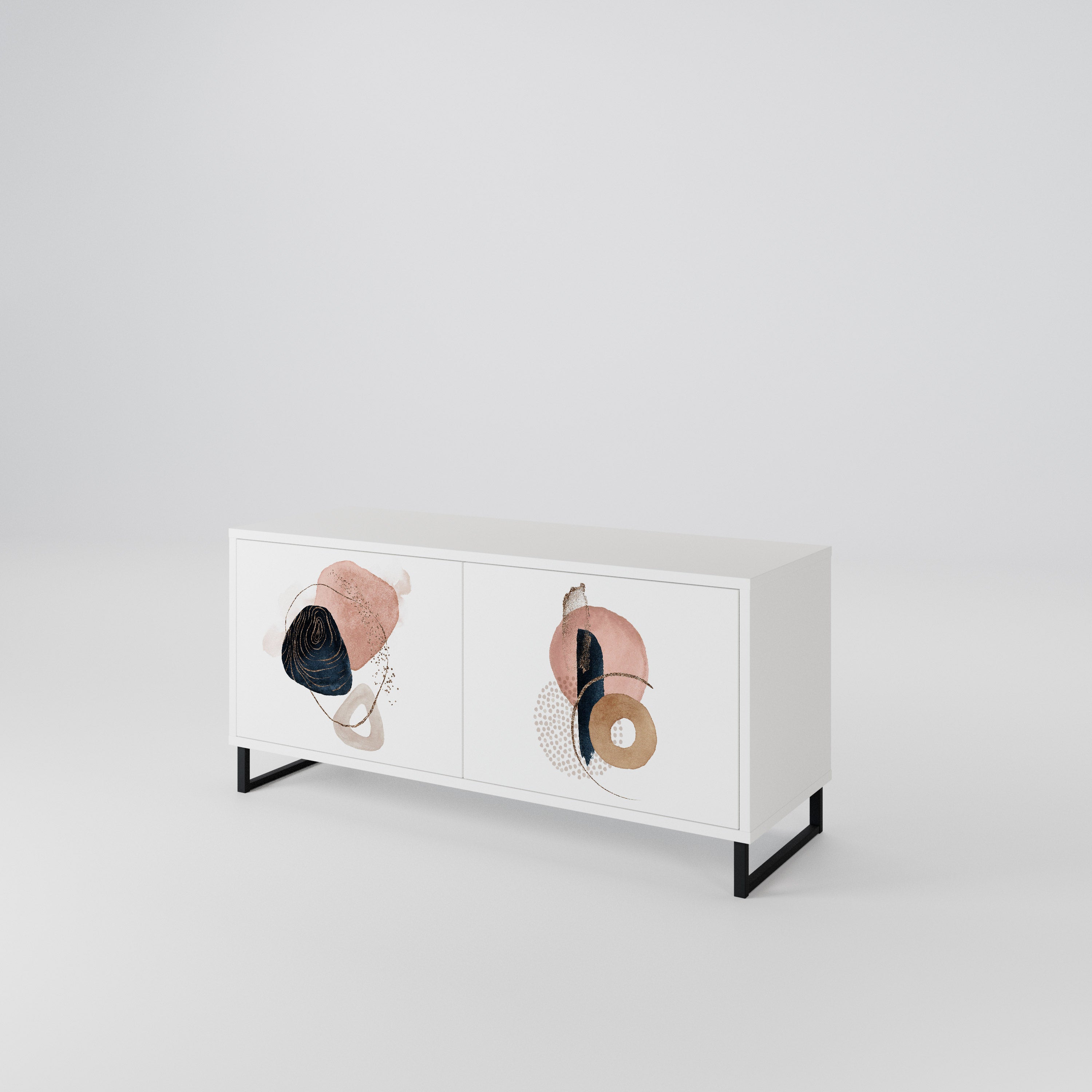 COLORFUL SHAPES Compact 2-Door TV Cabinet